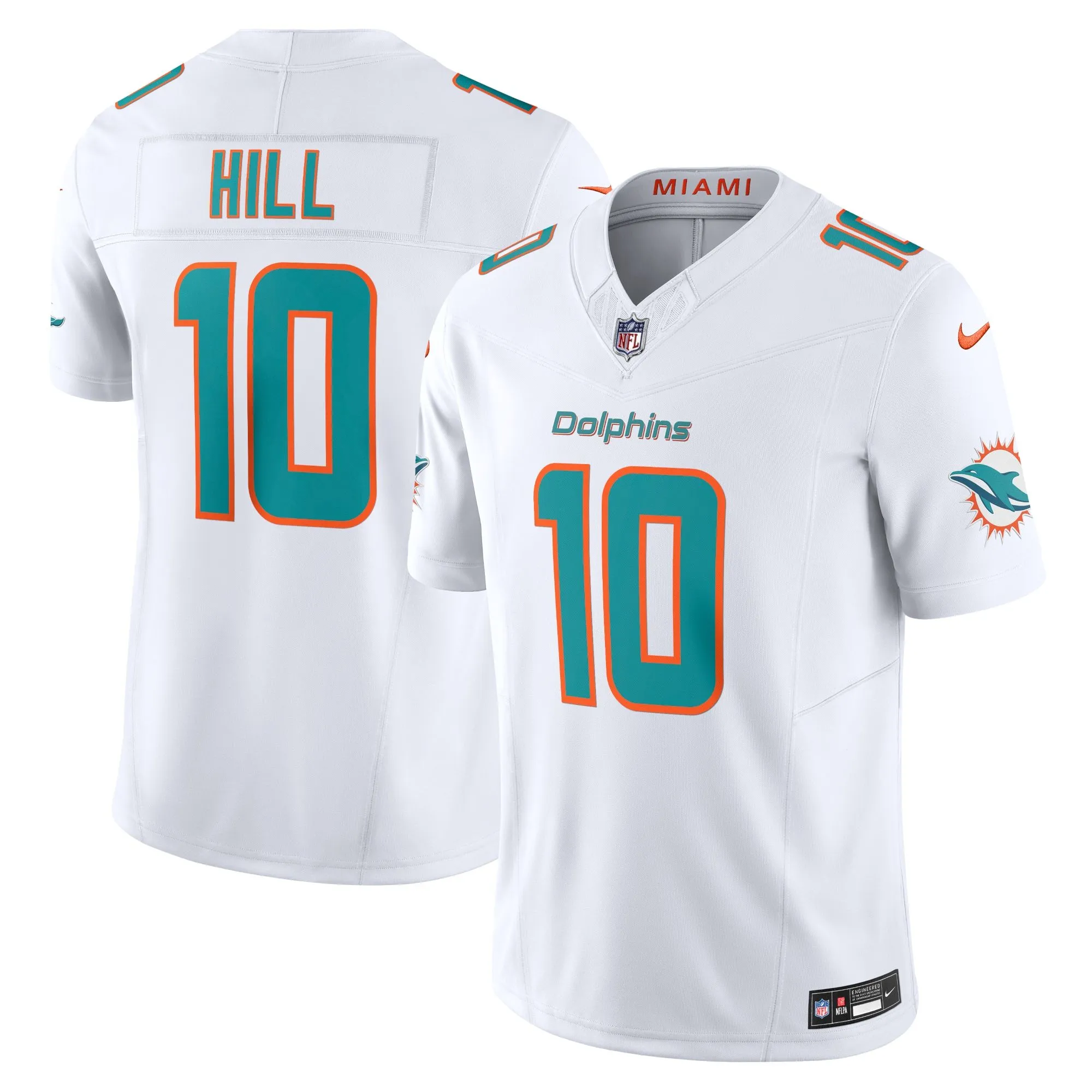 Tyreek Hill Miami Dolphins  Vapor F.U.S.E. Limited Jersey - White