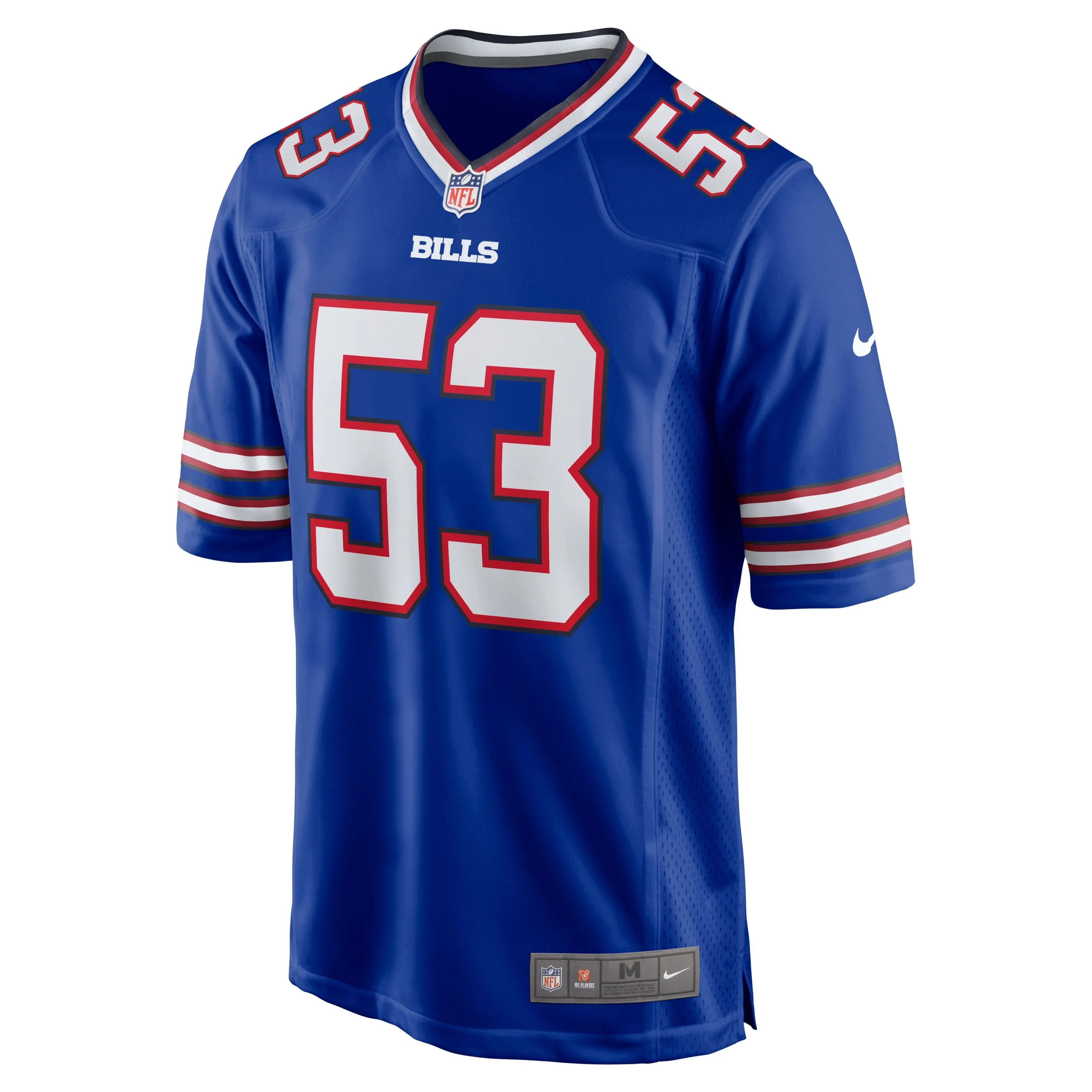 Tyrel Dodson Buffalo Bills  Game Player Jersey - Royal