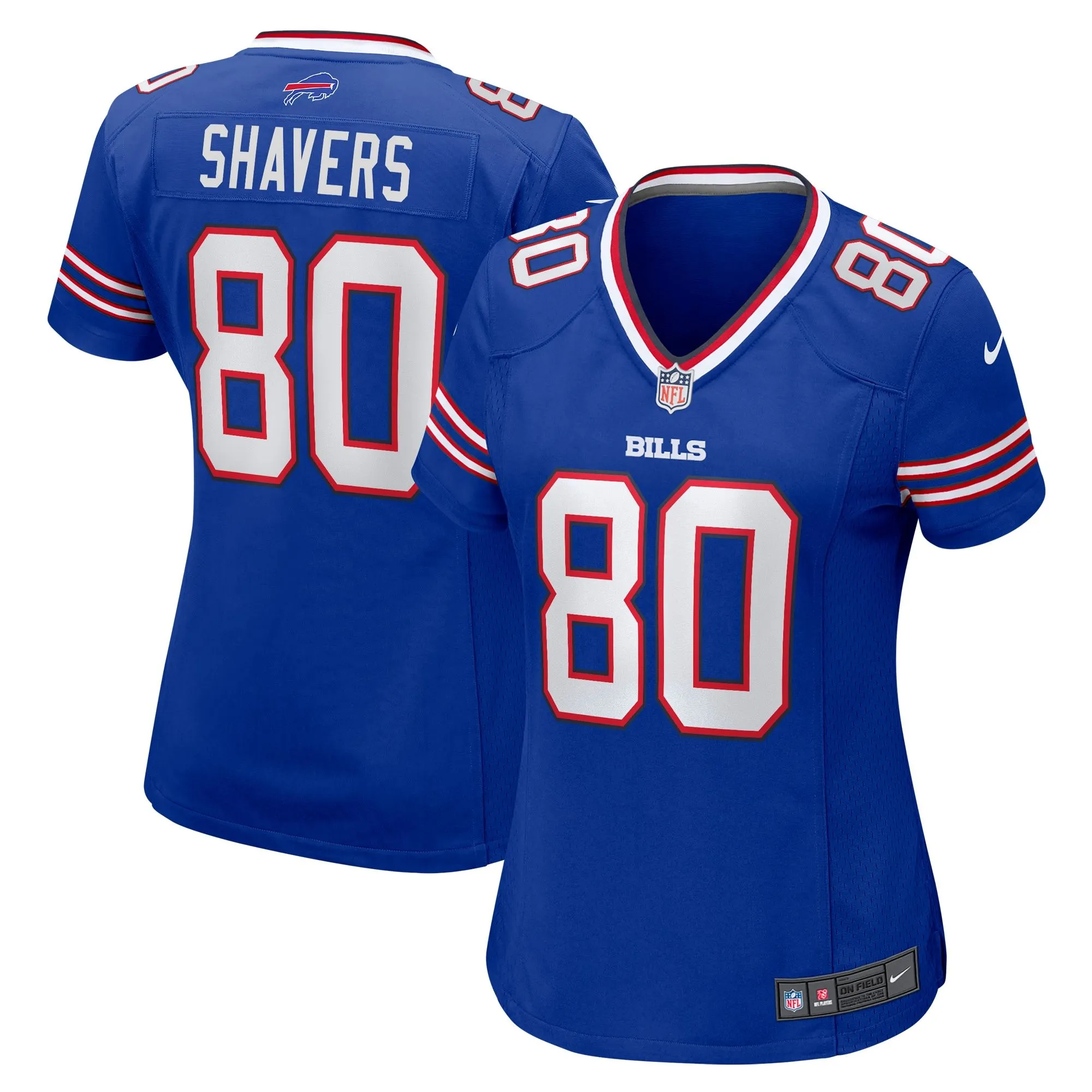 Tyrell Shavers Buffalo Bills  Women's Team Game Jersey - Royal