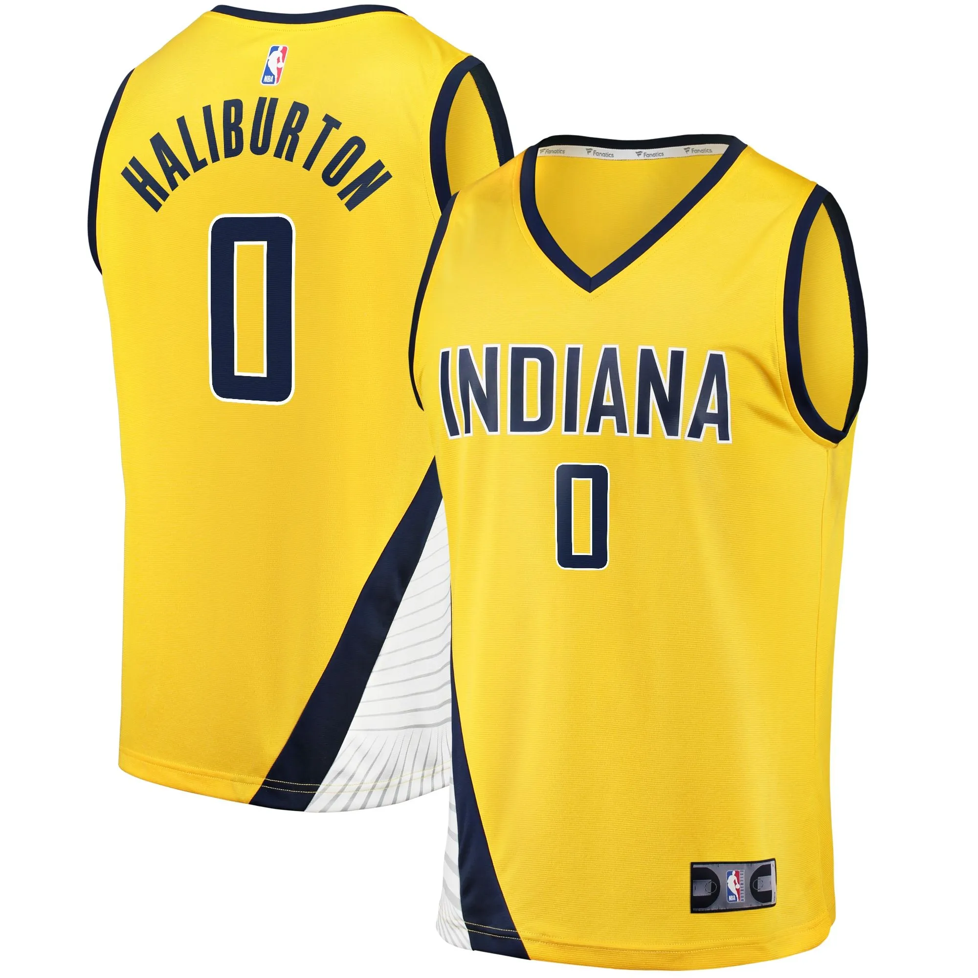 Tyrese Haliburton Indiana Pacers Fanatics Branded Fast Break Replica Jersey - Statement Edition - Gold