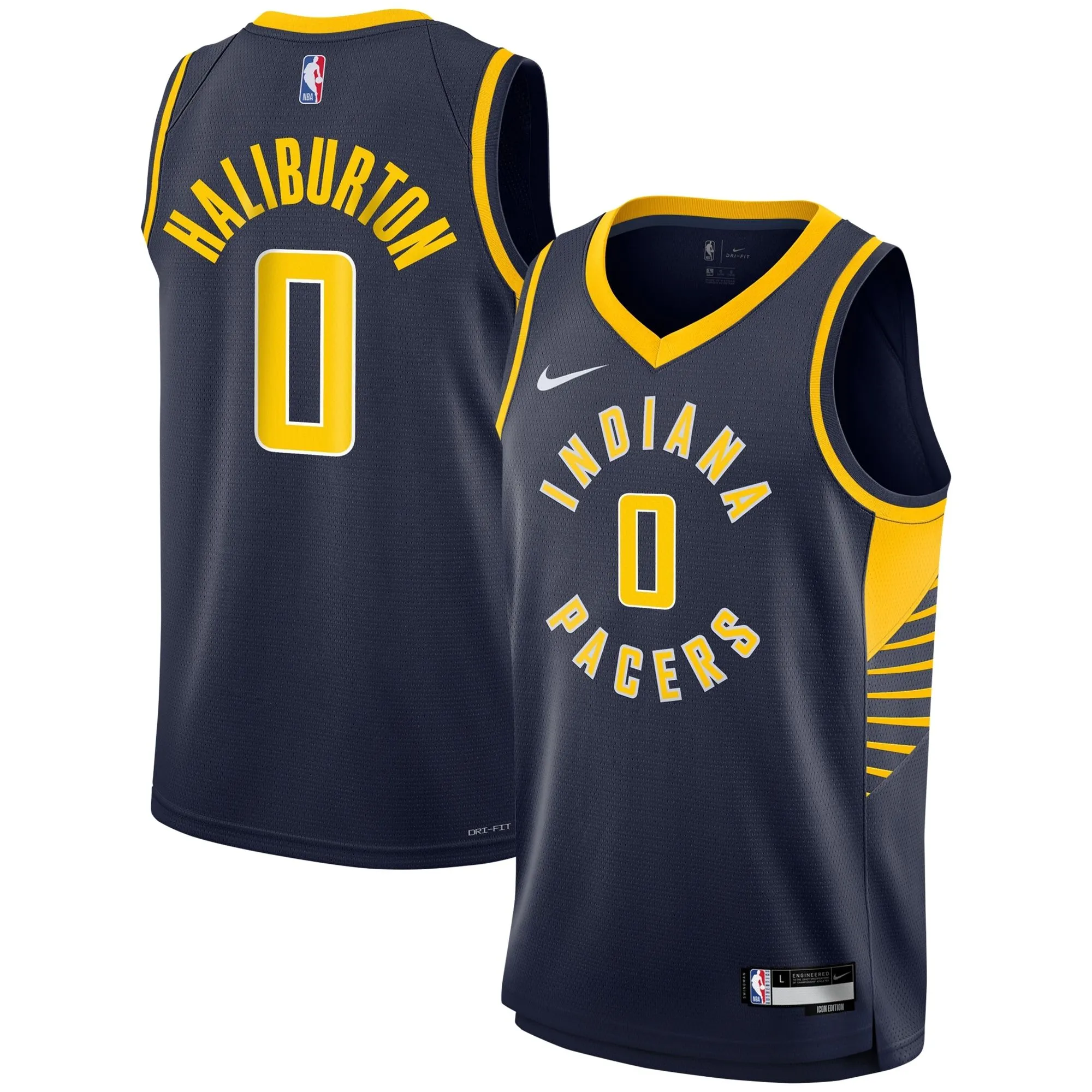 Tyrese Haliburton Indiana Pacers  Youth Swingman Jersey - Icon Edition - Navy