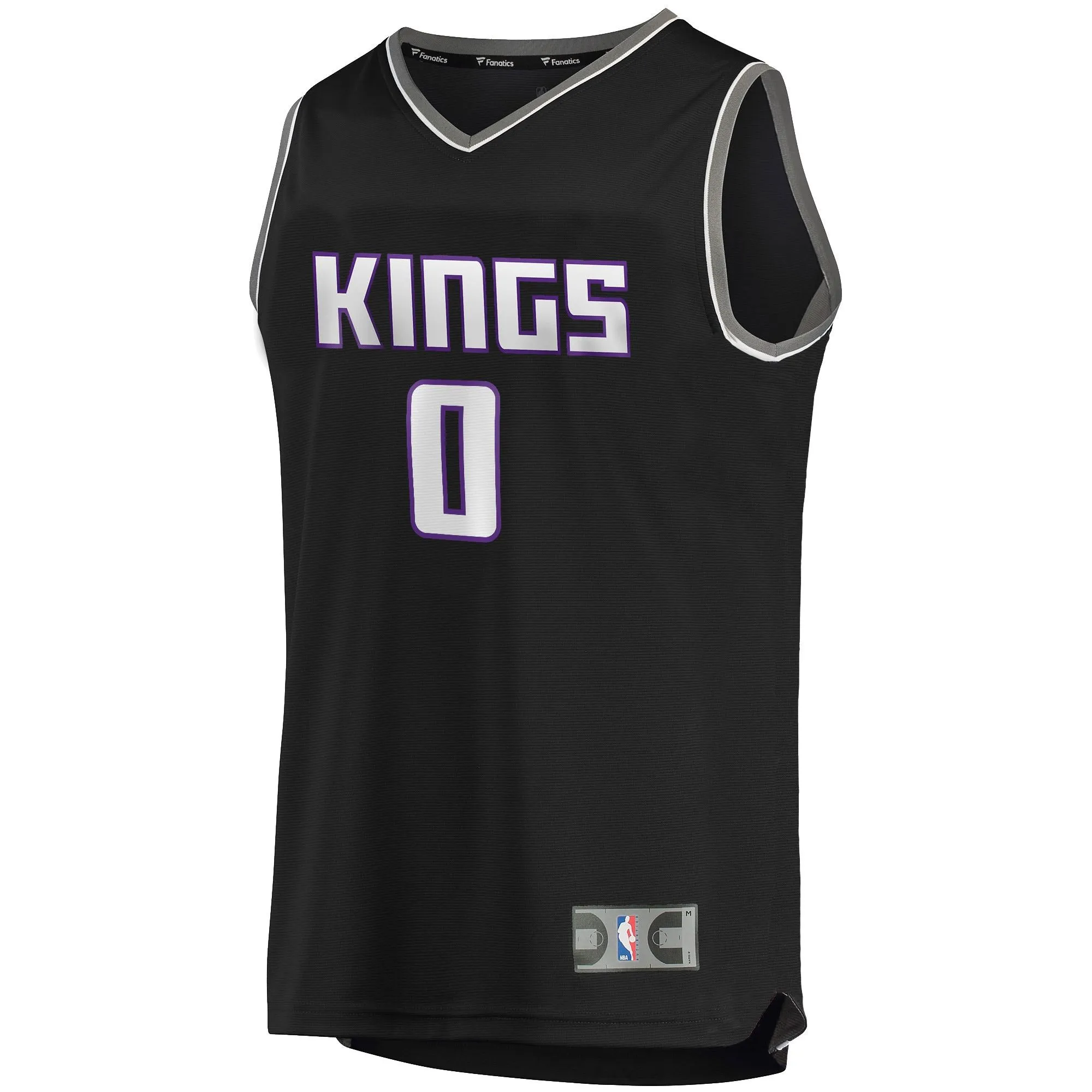 Tyrese Haliburton Sacramento Kings Fanatics Branded Youth Fast Break Replica Player Jersey - Icon Edition - Black