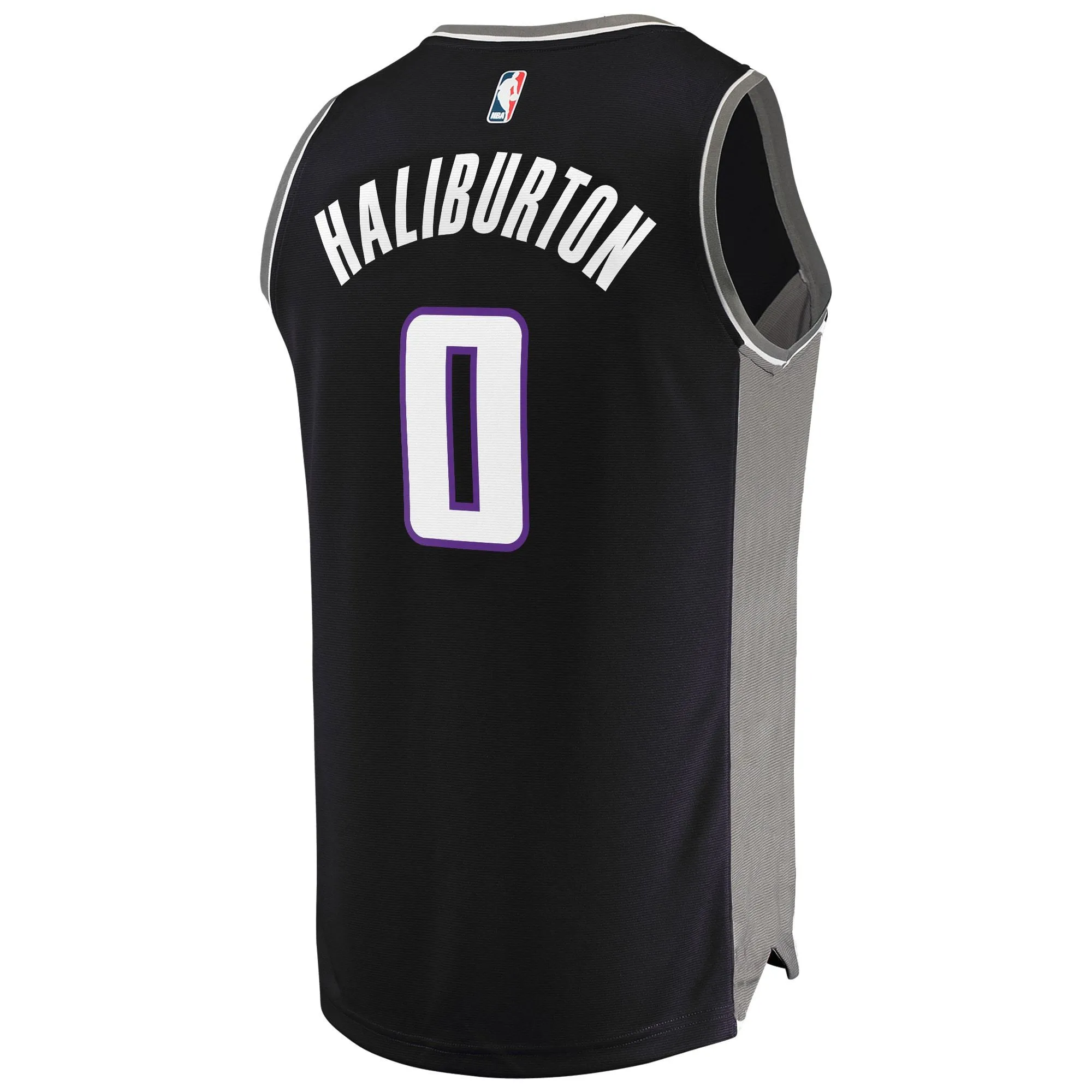 Tyrese Haliburton Sacramento Kings Fanatics Branded Youth Fast Break Replica Player Jersey - Icon Edition - Black