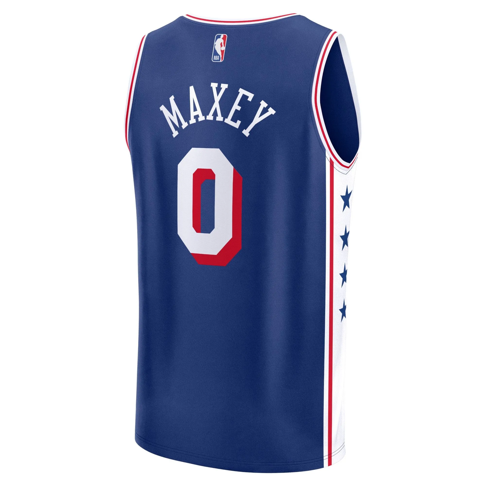 Tyrese Maxey Philadelphia 76ers Fanatics Branded Fast Break Replica Jersey - Icon Edition - Royal