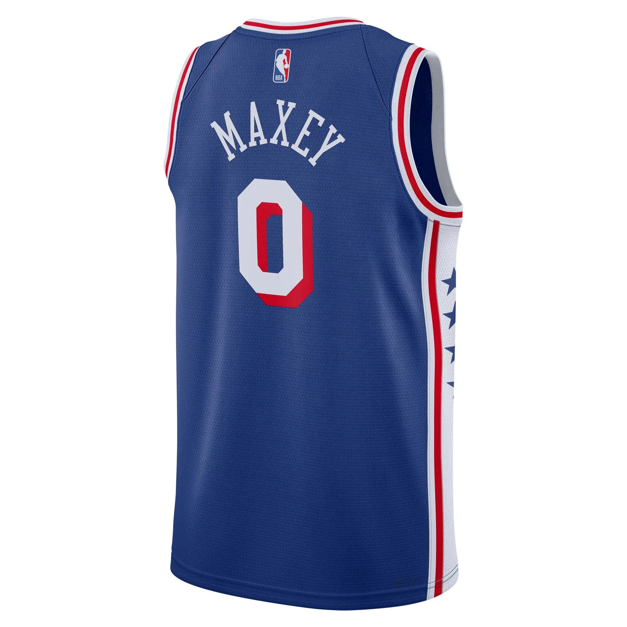 Tyrese Maxey Philadelphia 76ers  Unisex Swingman Jersey - Icon Edition - Royal