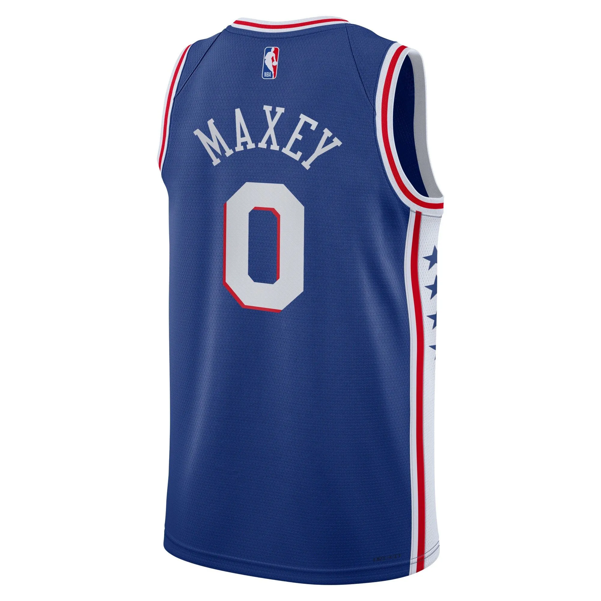 Tyrese Maxey Philadelphia 76ers  Youth 2019/20 Swingman Jersey - Icon Edition - Royal