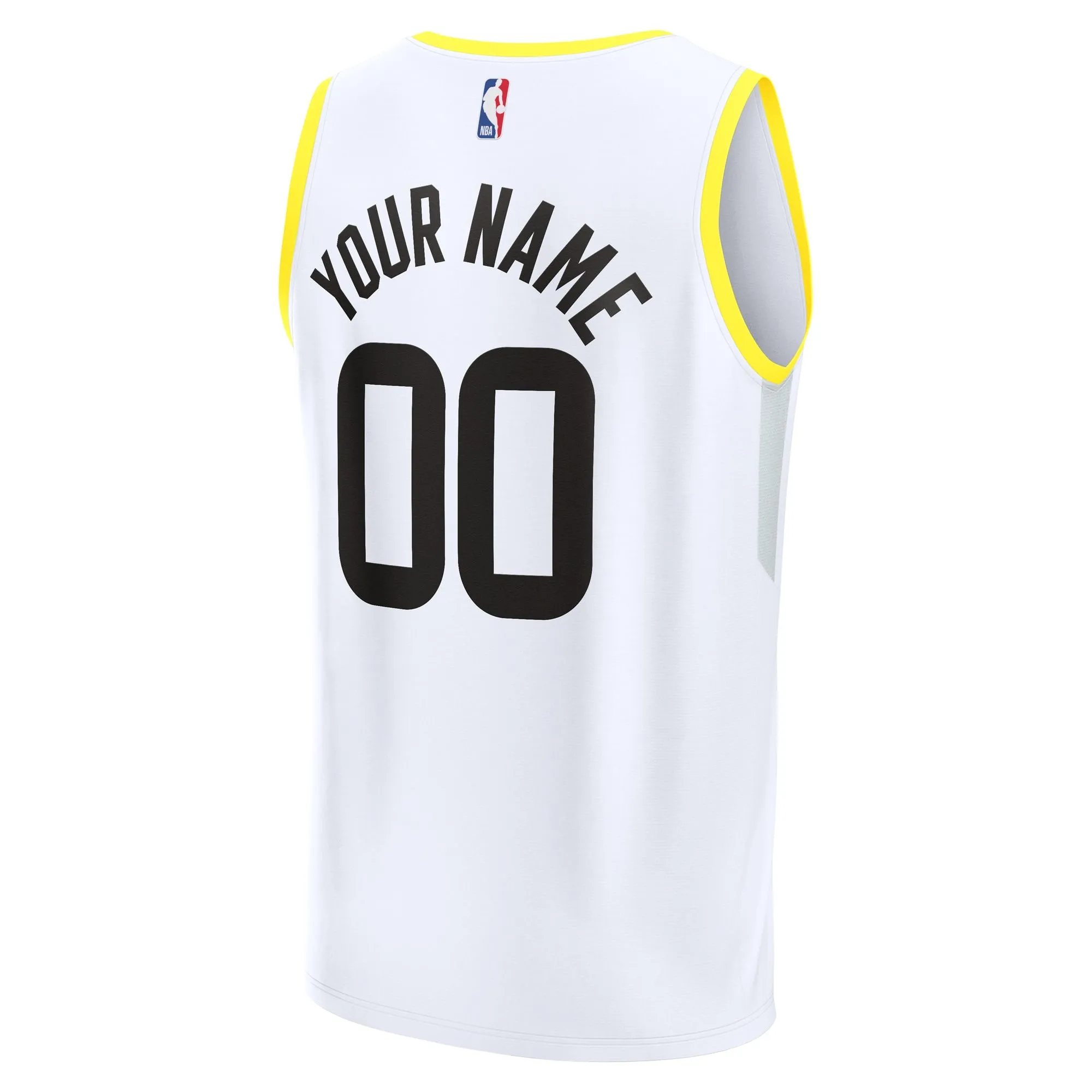 Utah Jazz Fanatics Branded Fast Break Custom Replica Jersey - Association Edition - White