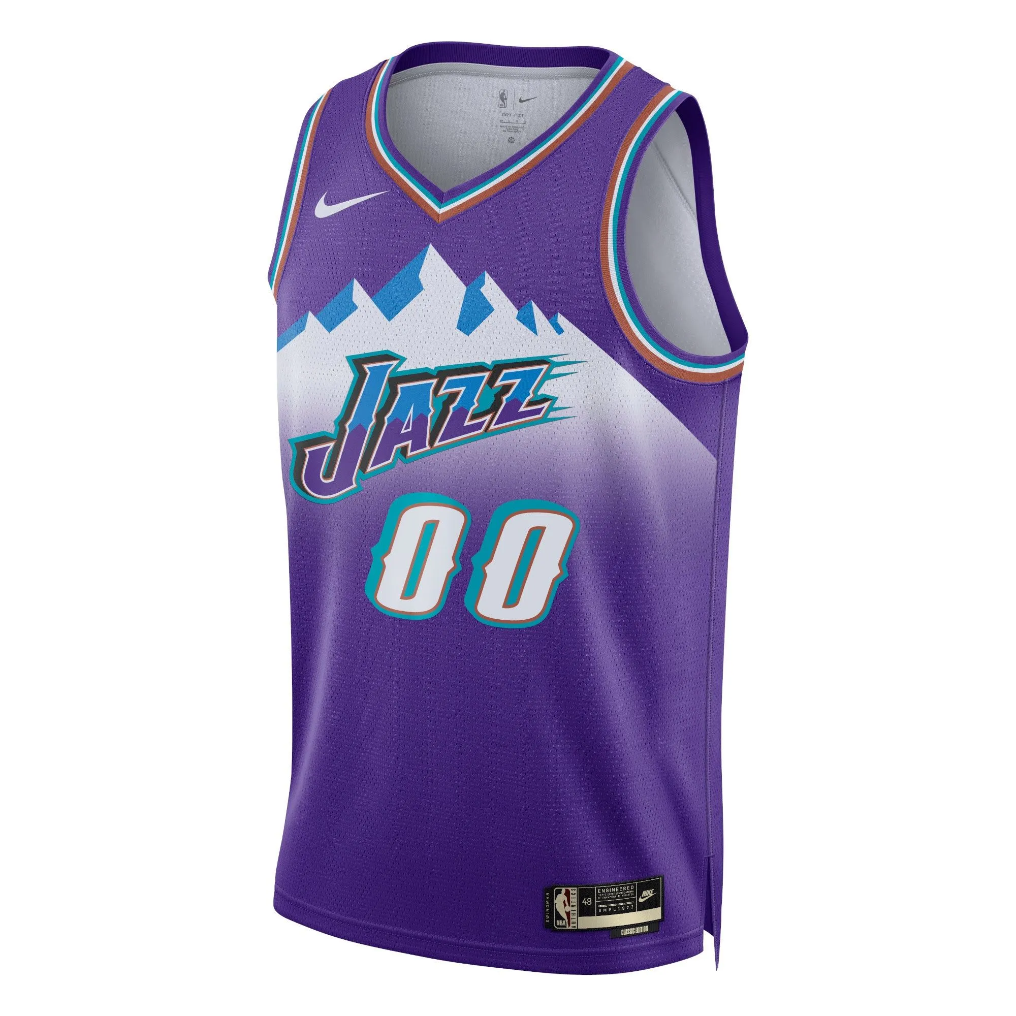 Utah Jazz  Unisex 2022/23 Custom Swingman Jersey - Classic Edition - Purple