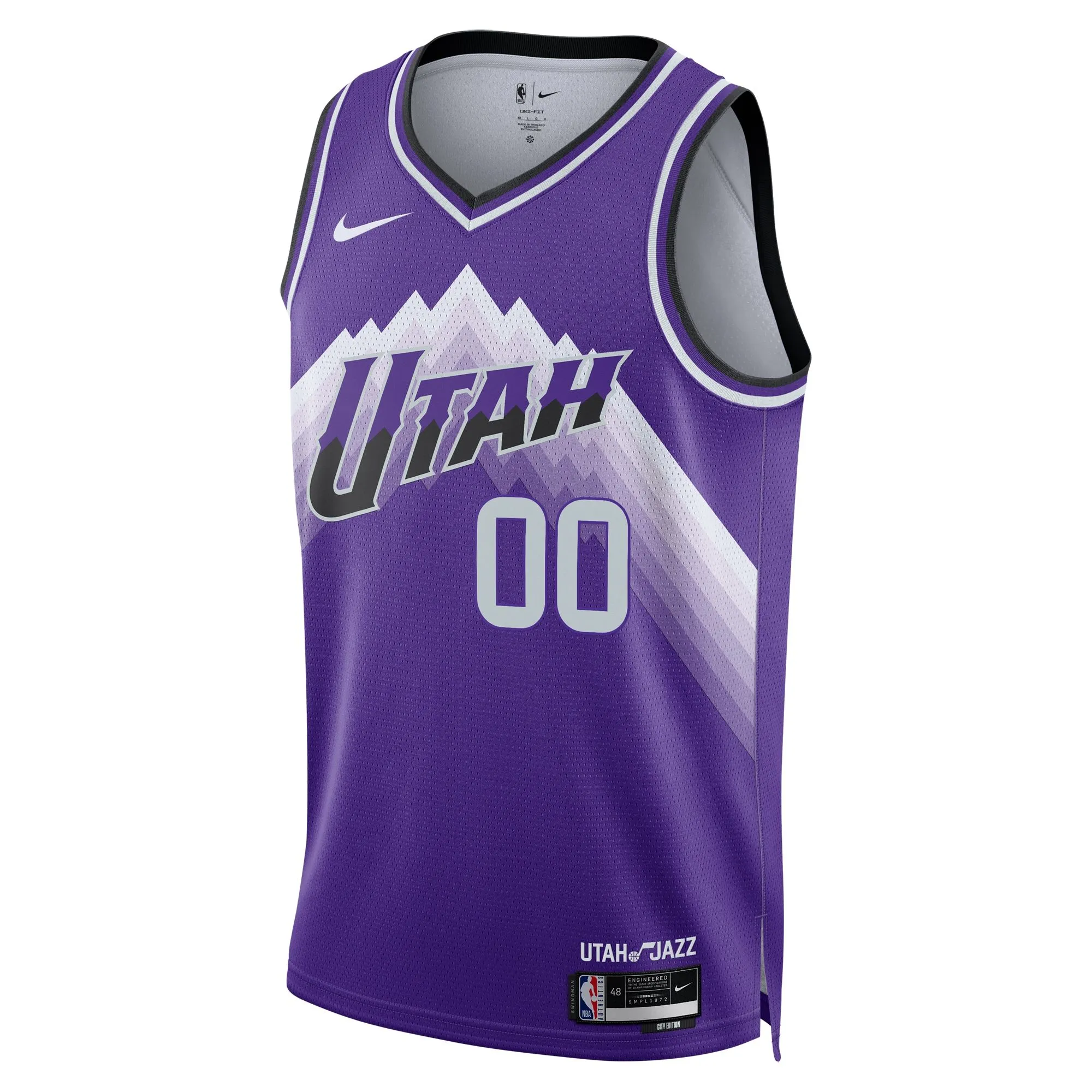 Utah Jazz  Unisex 2023/24 Custom Swingman Jersey - Purple - City Edition