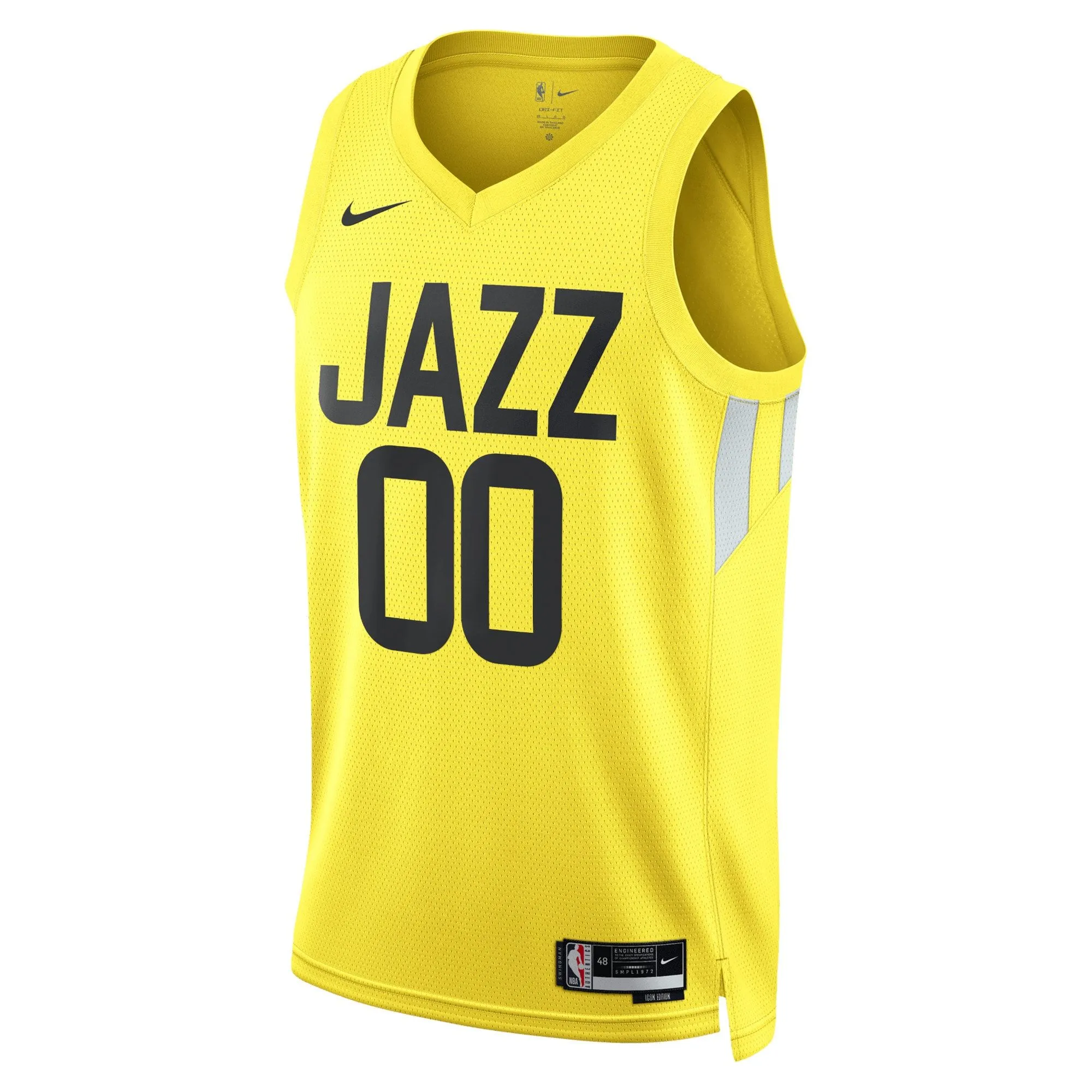 Utah Jazz  Unisex Swingman Custom Jersey Gold - Icon Edition