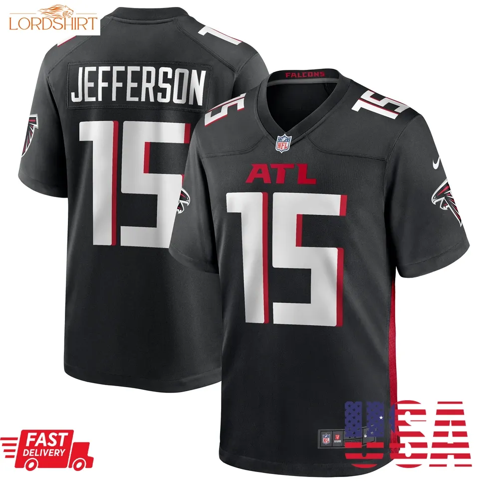 Van Jefferson Atlanta Falcons   Game Jersey    Black