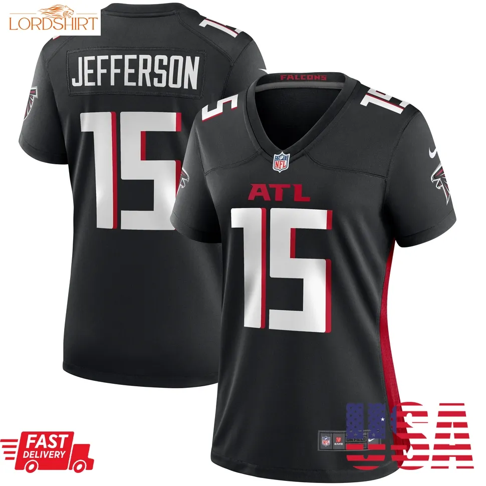 Van Jefferson Atlanta Falcons  Women's  Game Jersey    Black