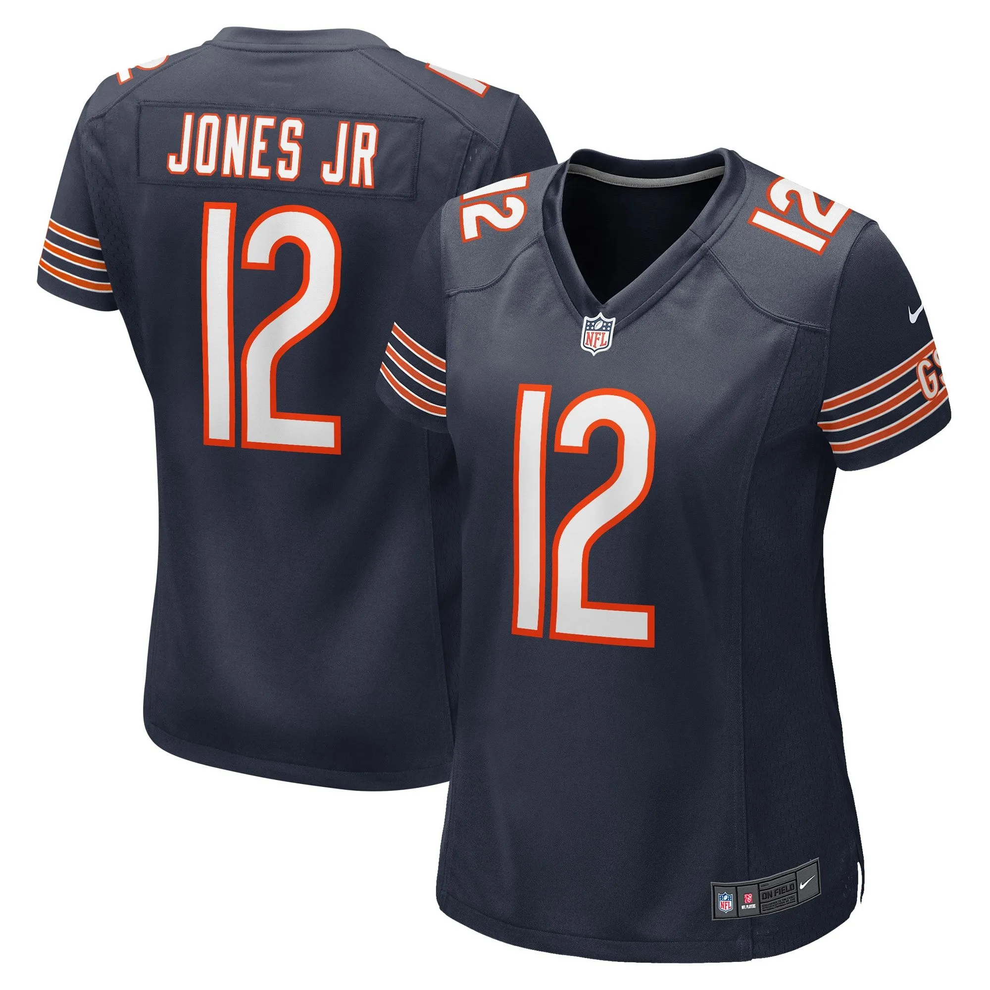 Velus Jones Jr. Chicago Bears  Women's Game Player Jersey - Navy