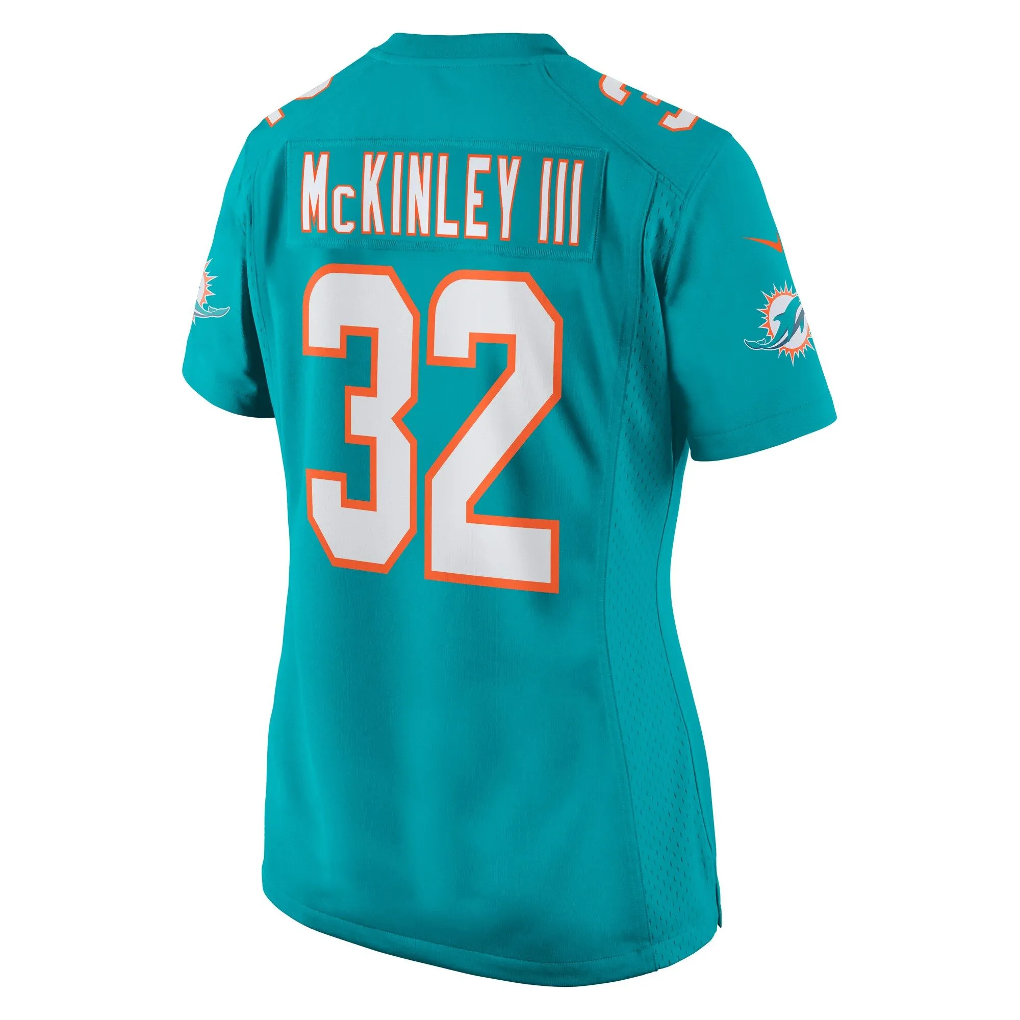 Verone McKinley III Miami Dolphins  Women's Game Player Jersey - Aqua