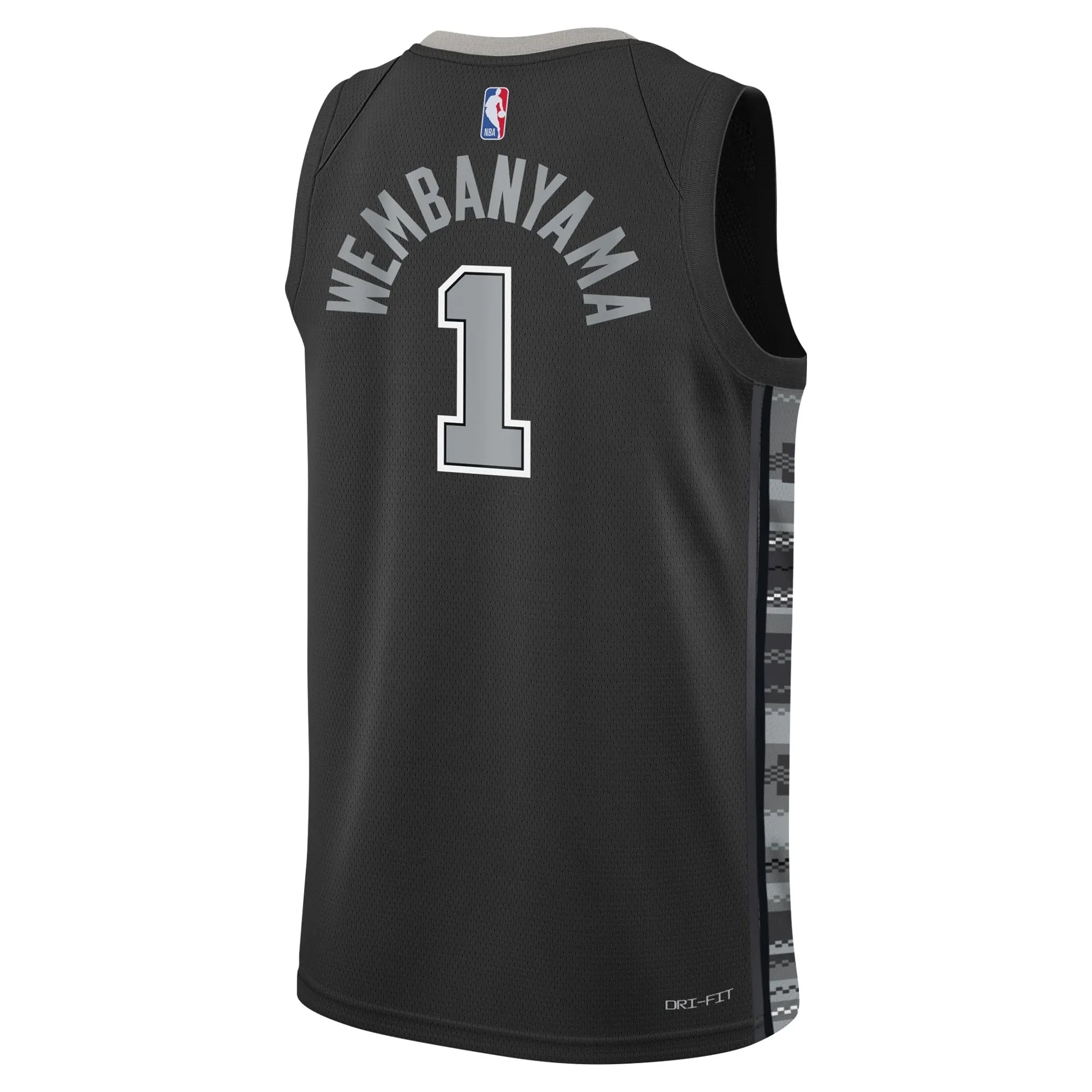 Victor Wembanyama San Antonio Spurs Jordan Brand Youth Swingman Jersey - Statement Edition - Black