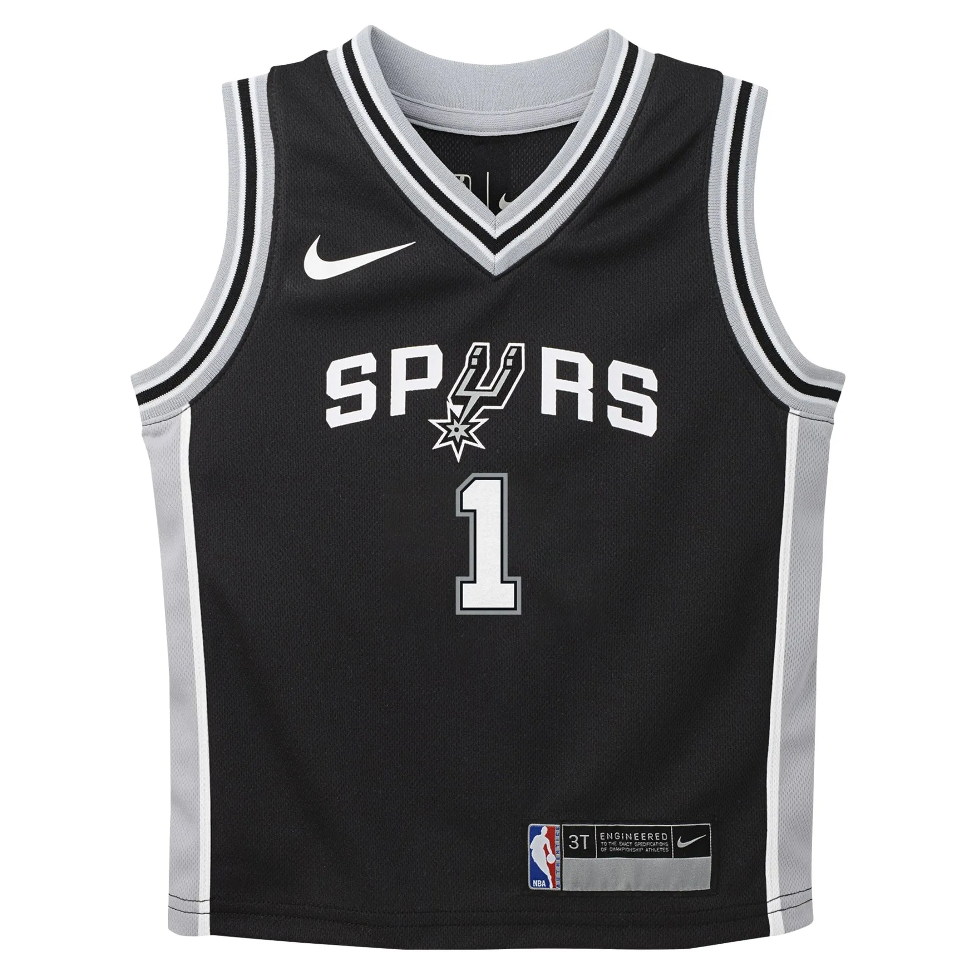 Victor Wembanyama San Antonio Spurs  Preschool Swingman Player Jersey - Icon Edition - Black