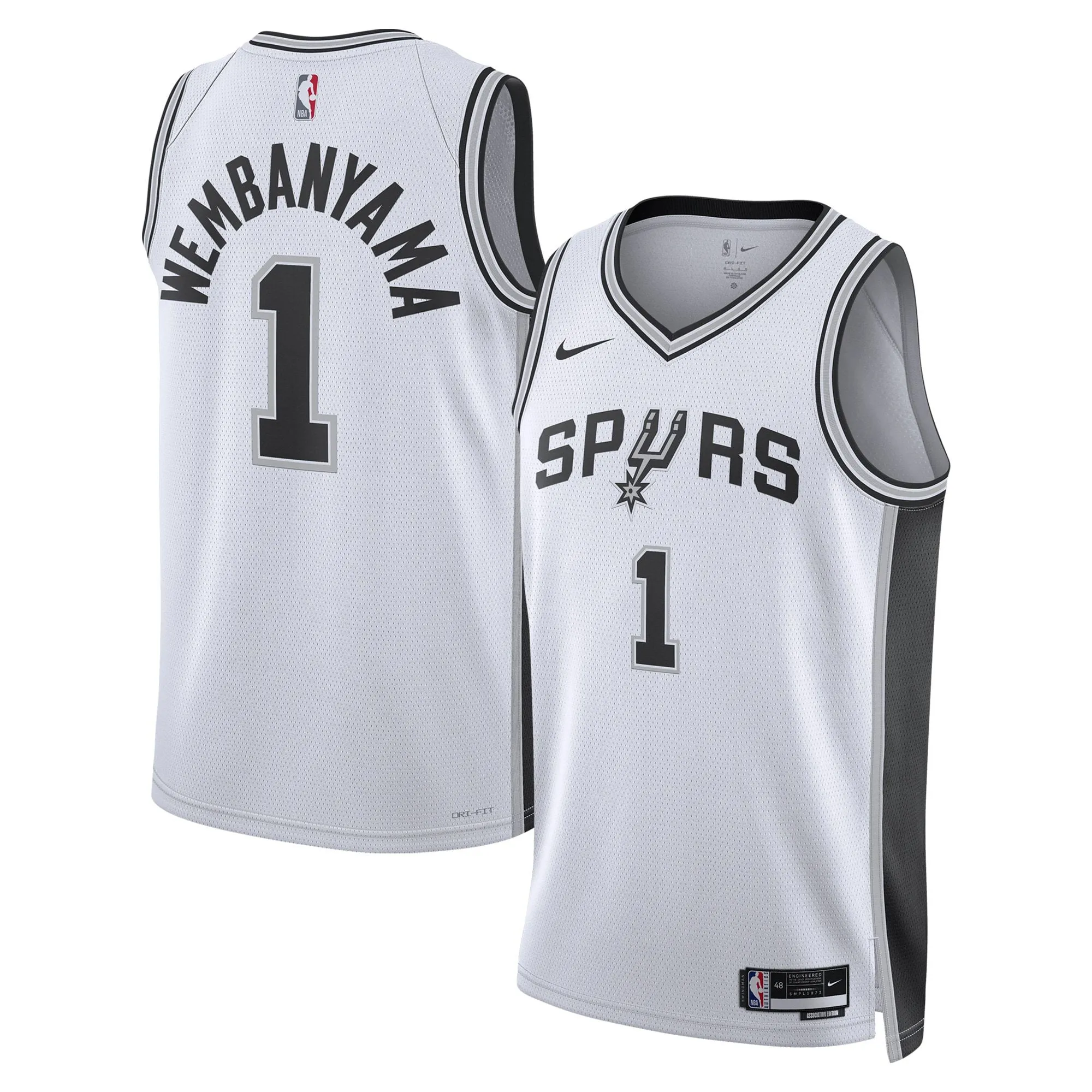 Victor Wembanyama San Antonio Spurs  Unisex Swingman Jersey - Association Edition - White