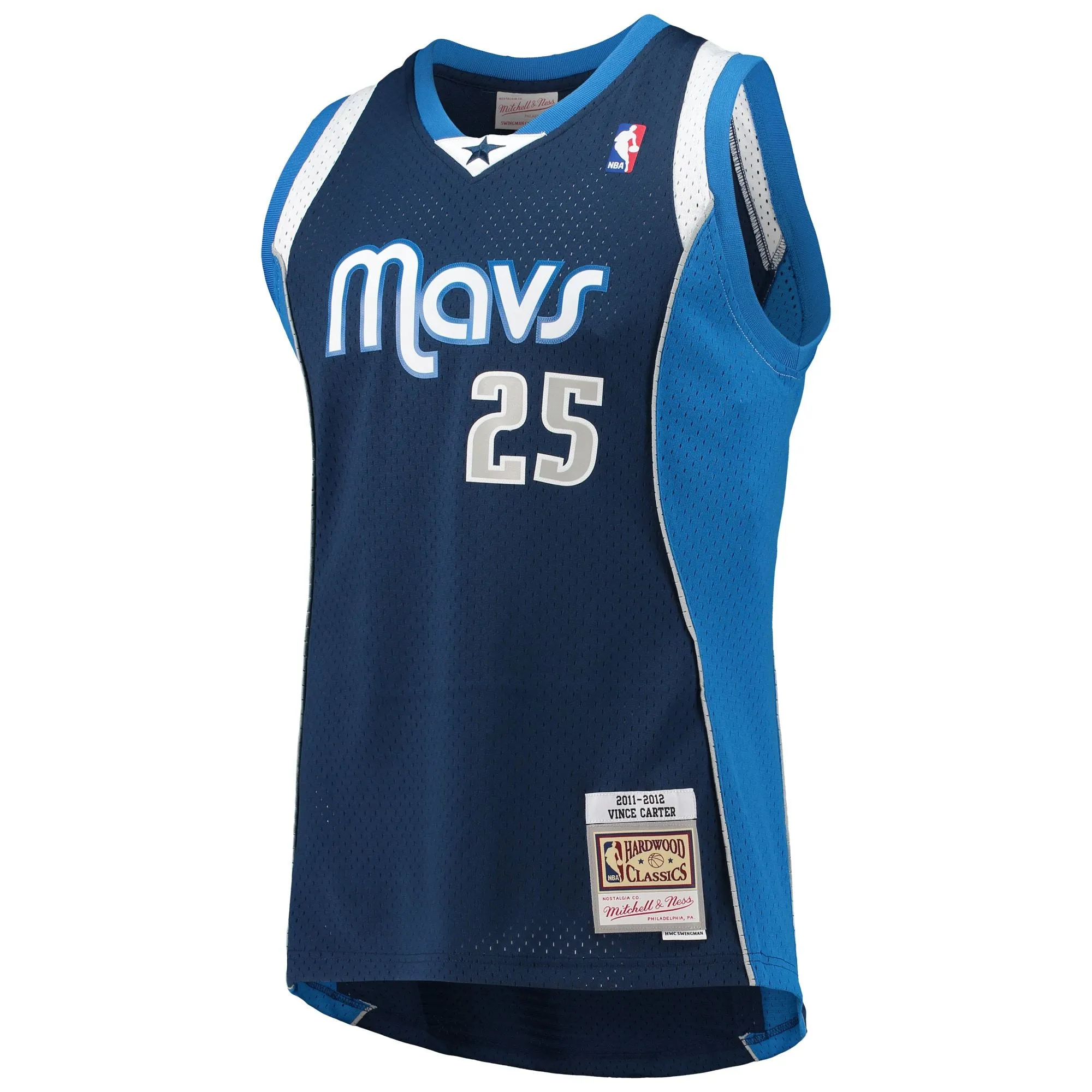 Vince Carter Dallas Mavericks Mitchell & Ness 2011/12 Hardwood Classics Swingman Jersey - Navy