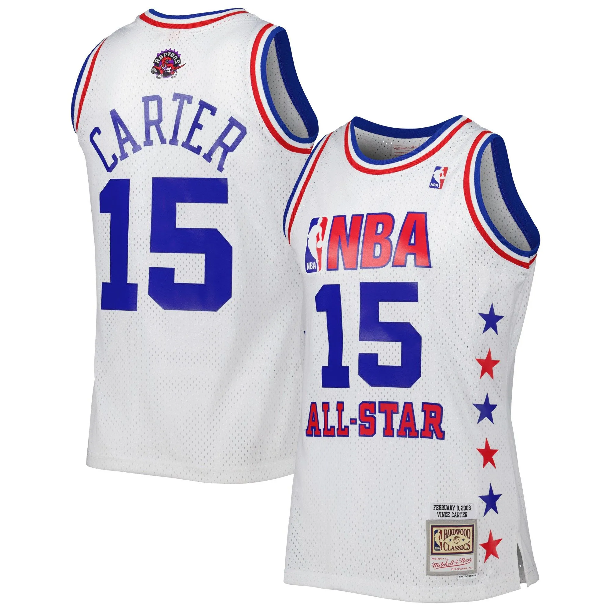 Vince Carter Eastern Conference Mitchell & Ness 2003 All Star Game Swingman Jersey - White