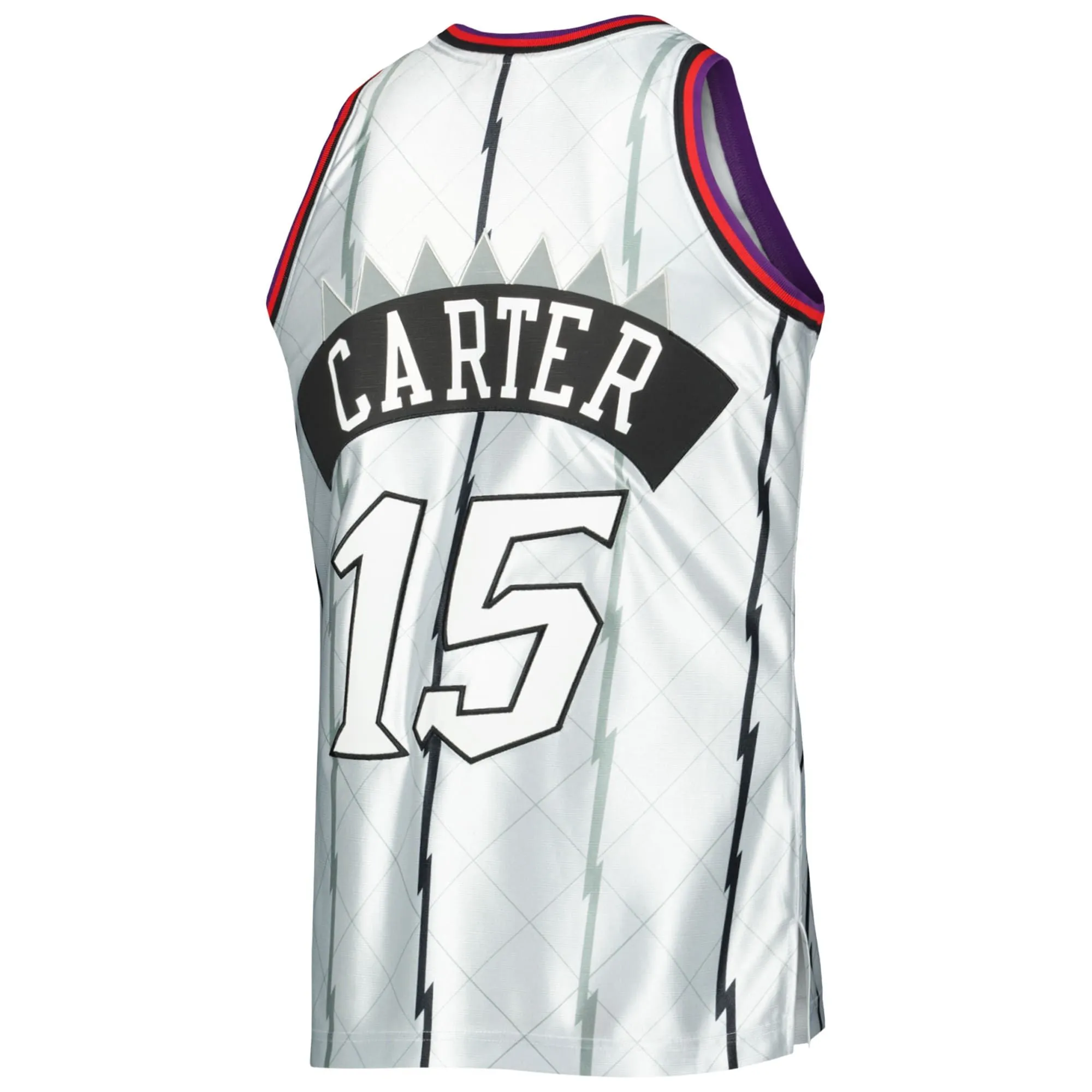 Vince Carter Toronto Raptors Mitchell & Ness 1998/99 Hardwood Classics 75th Anniversary Swingman Jersey - Platinum