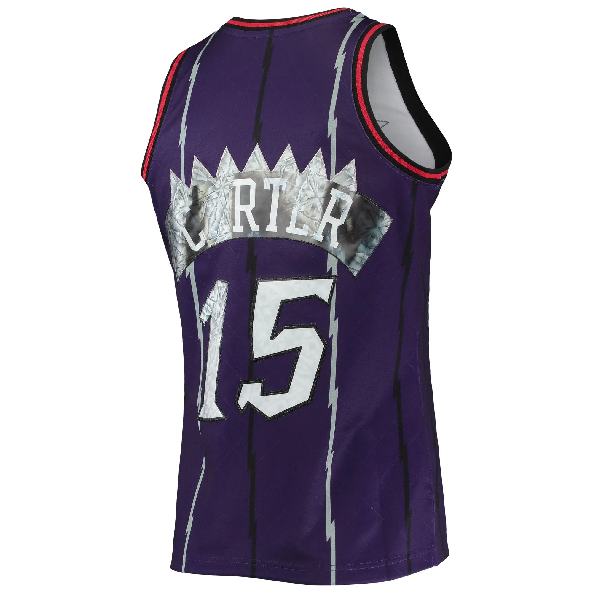 Vince Carter Toronto Raptors Mitchell & Ness 1998/99 Hardwood Classics NBA 75th Anniversary Diamond Swingman Jersey - Purple