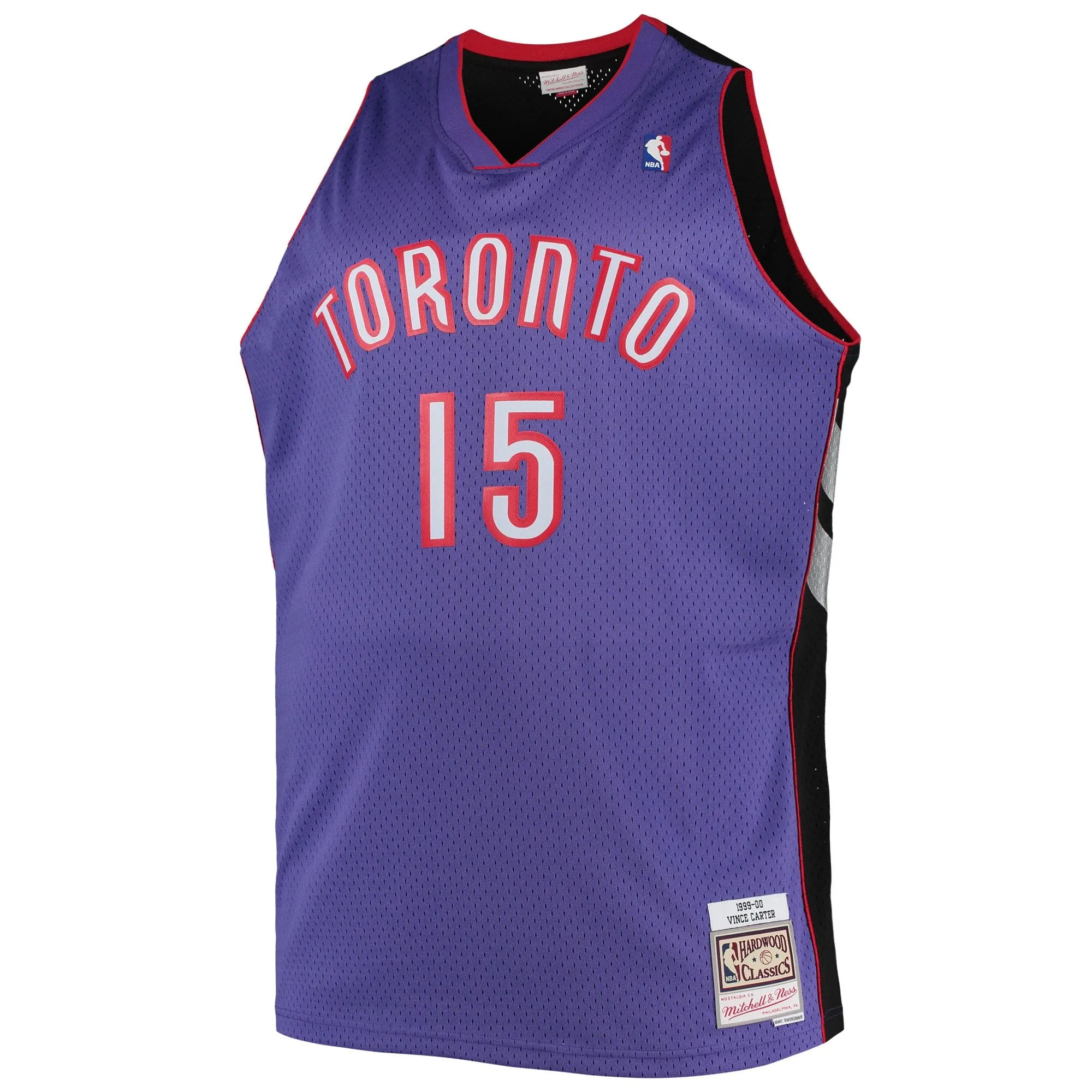 Vince Carter Toronto Raptors Mitchell & Ness Big & Tall 1999/00 Hardwood Classics Swingman Jersey - Purple