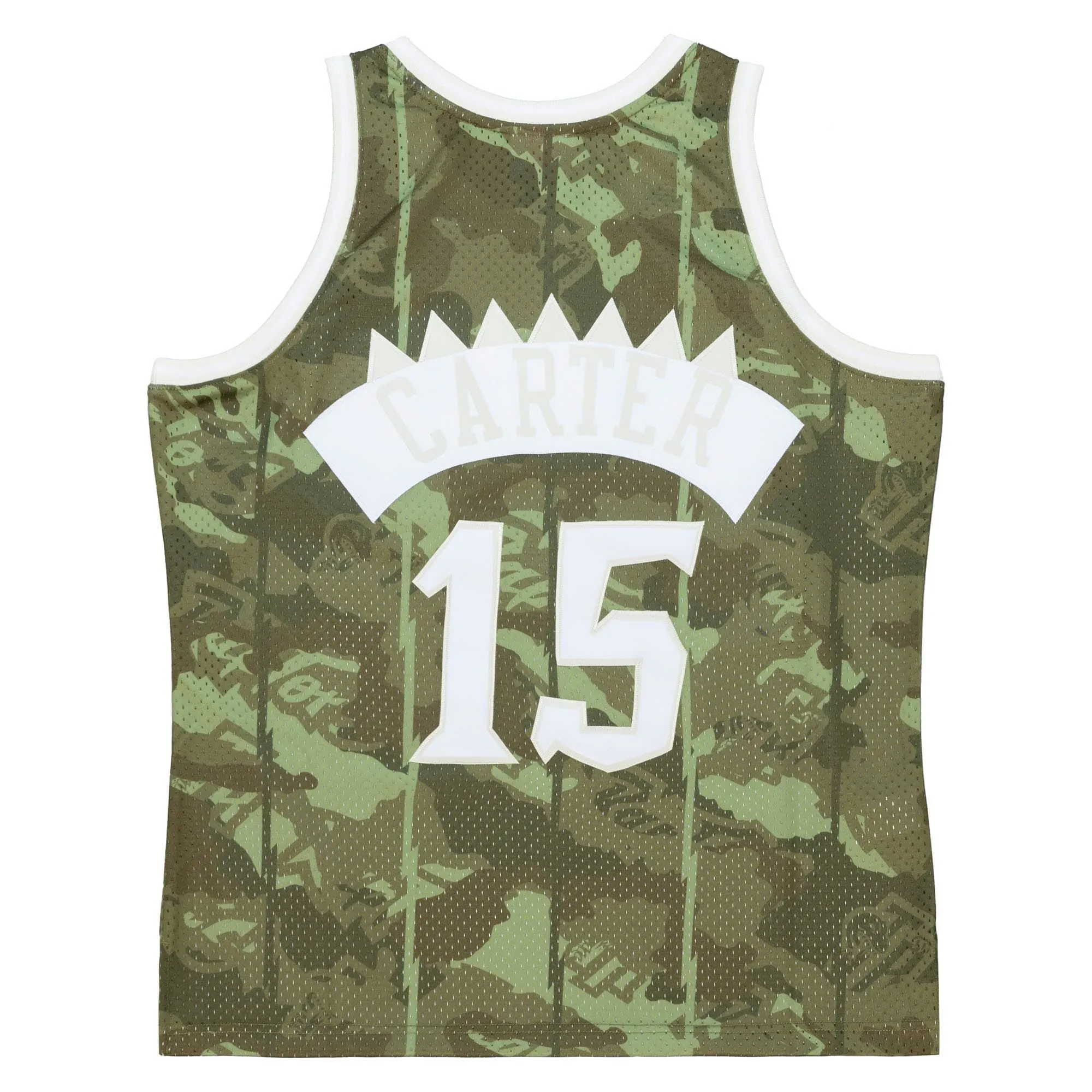 Vince Carter Toronto Raptors Mitchell & Ness Hardwood Classics 1998/99 Ghost Green Swingman Jersey - Camo