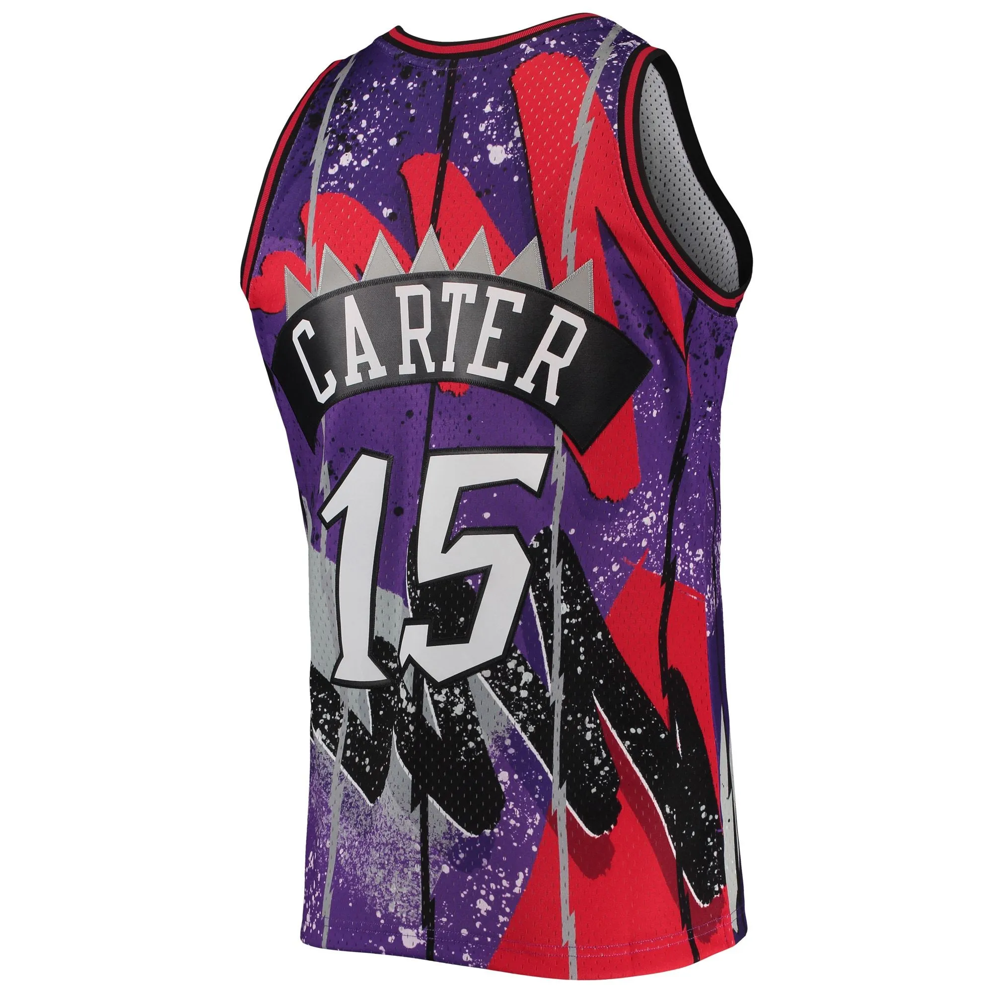 Vince Carter Toronto Raptors Mitchell & Ness Hardwood Classics 1998/99 Hyper Hoops Swingman Jersey - Purple