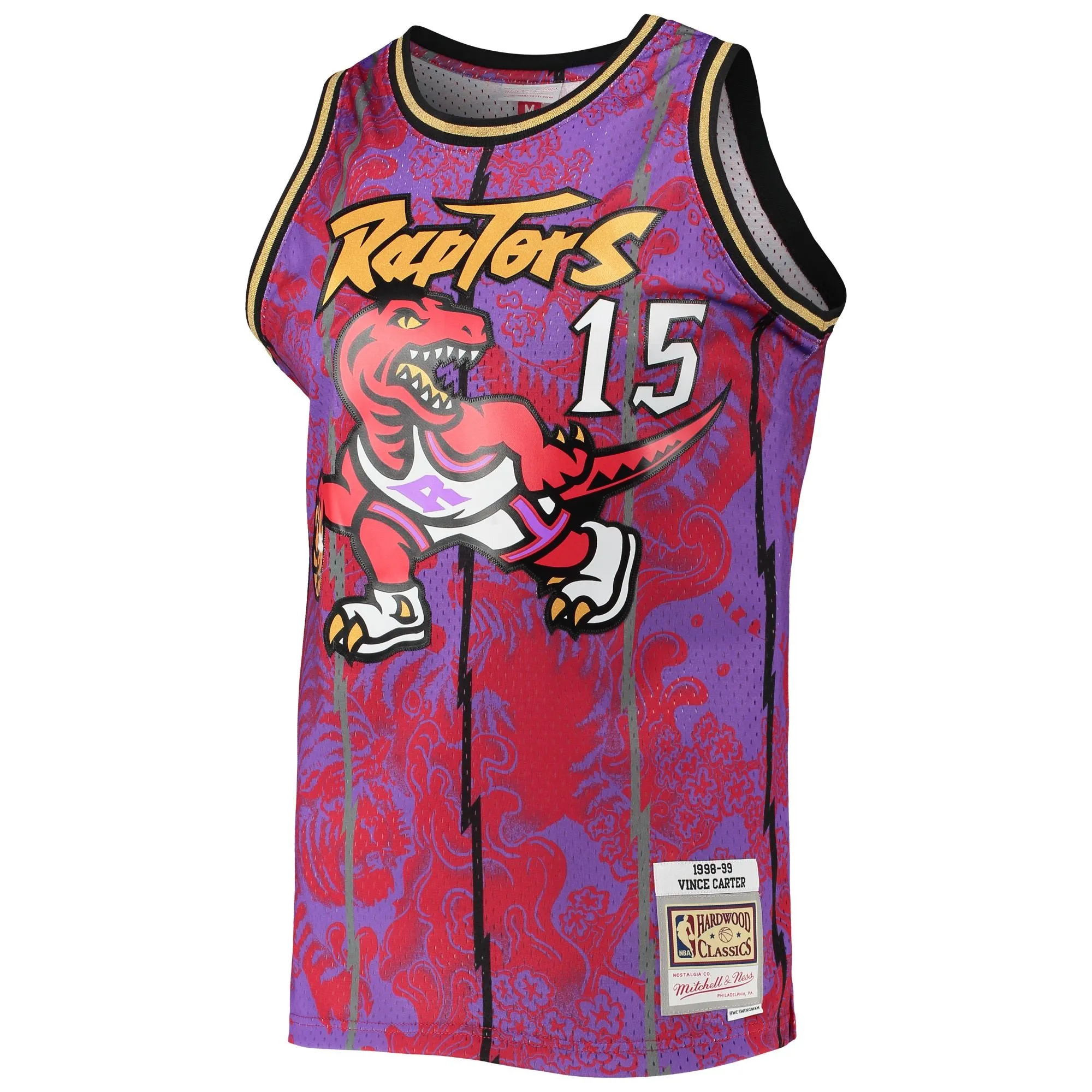 Vince Carter Toronto Raptors Mitchell & Ness Hardwood Classics 1998/99 Lunar New Year Swingman Jersey - Purple