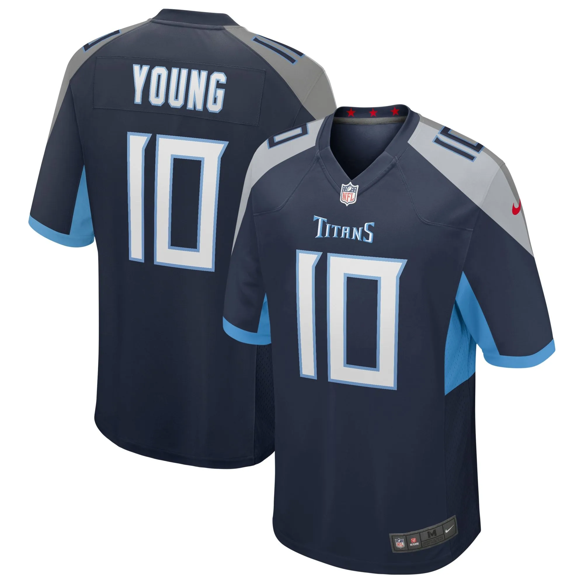 Vince Young Tennessee Titans  Game Retired Player Jersey - Navy