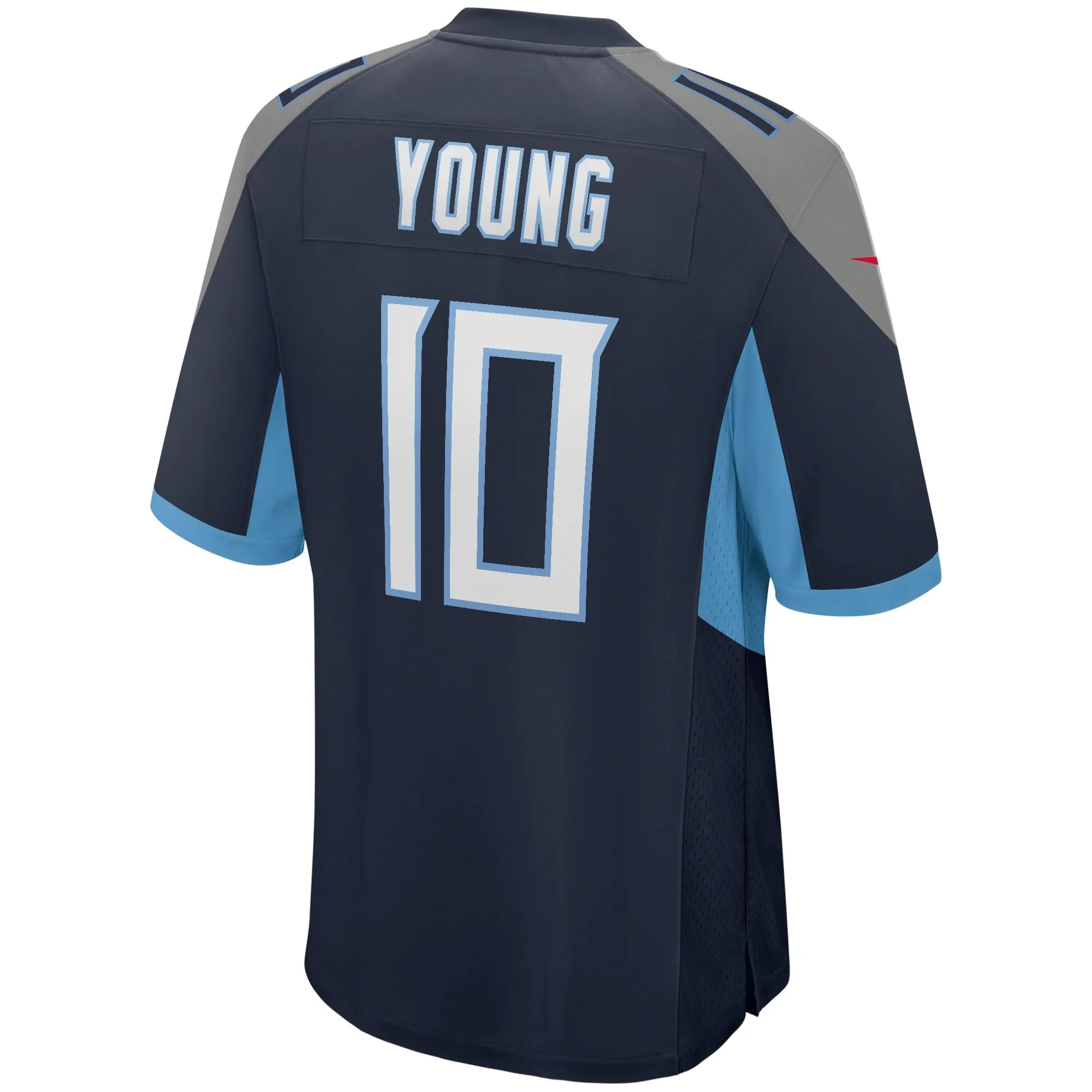 Vince Young Tennessee Titans  Game Retired Player Jersey - Navy