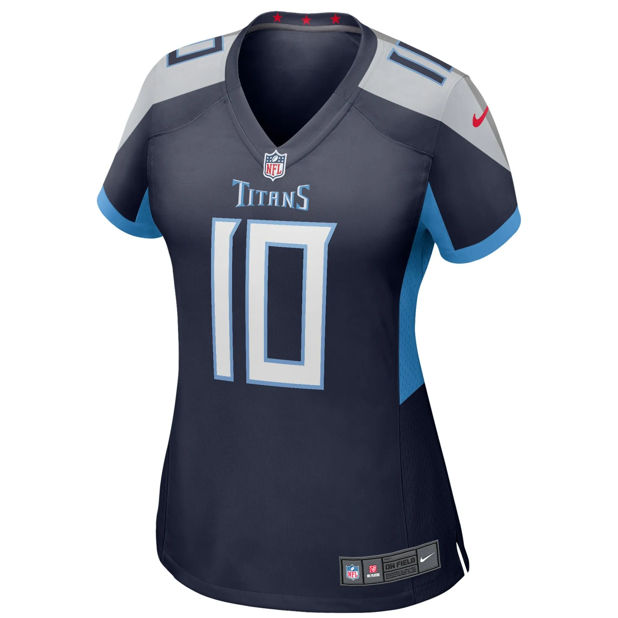 Vince Young Tennessee Titans  Women's Game Retired Player Jersey - Navy