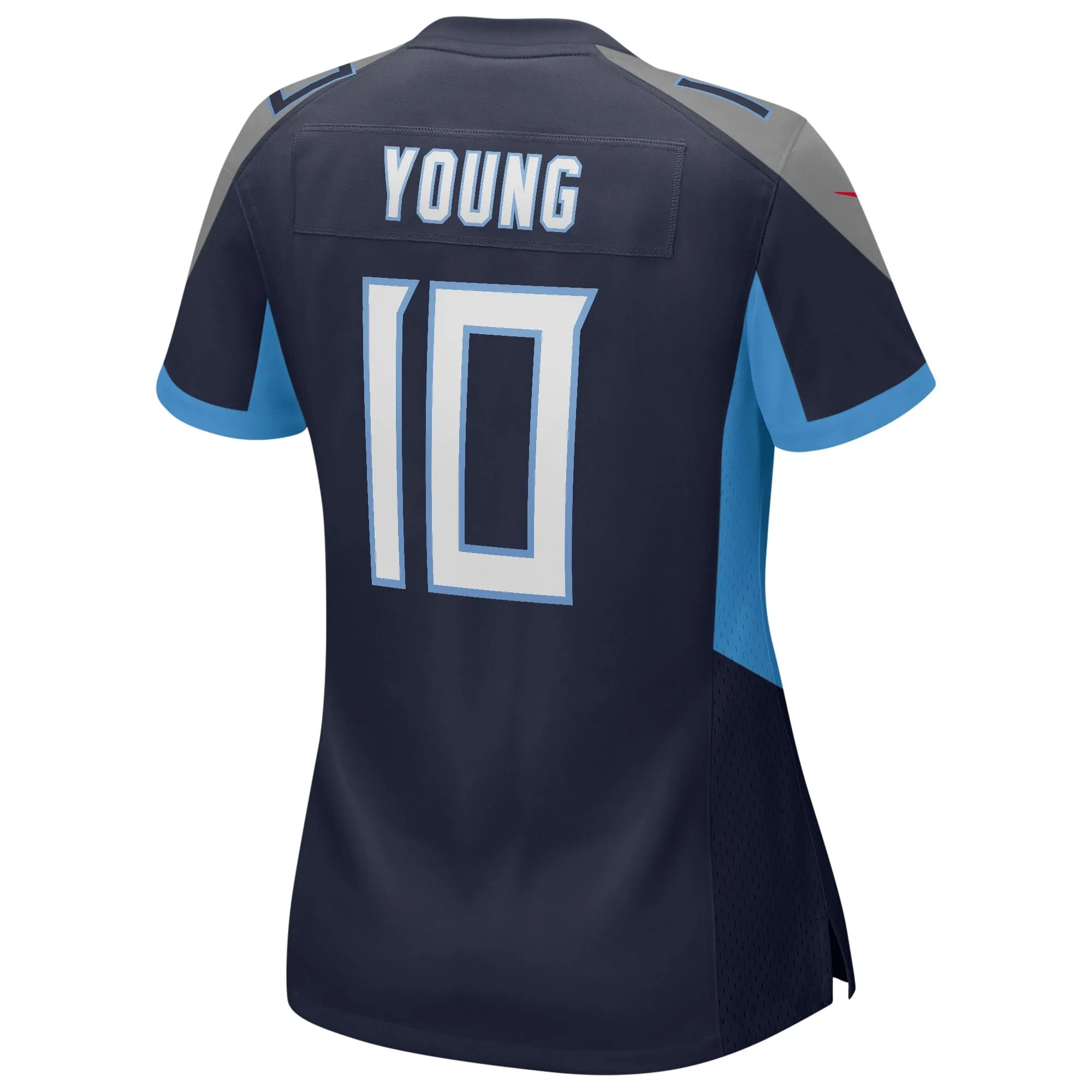 Vince Young Tennessee Titans  Women's Game Retired Player Jersey - Navy