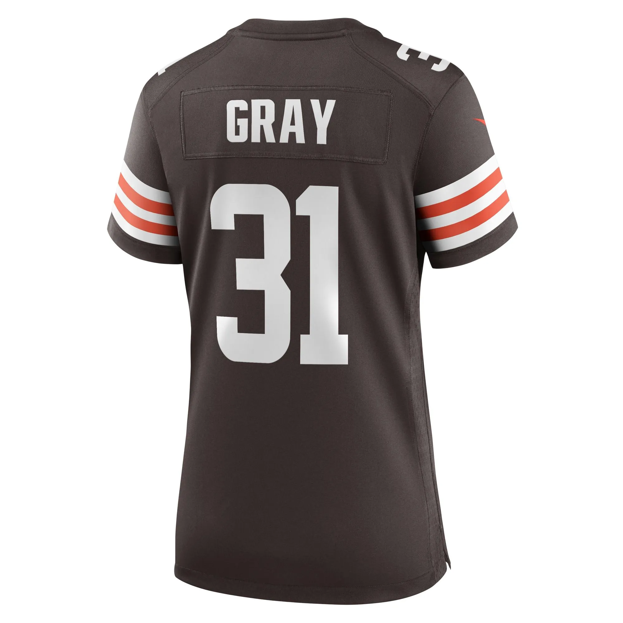 Vincent Gray Cleveland Browns  Women's Team Game Jersey -  Brown