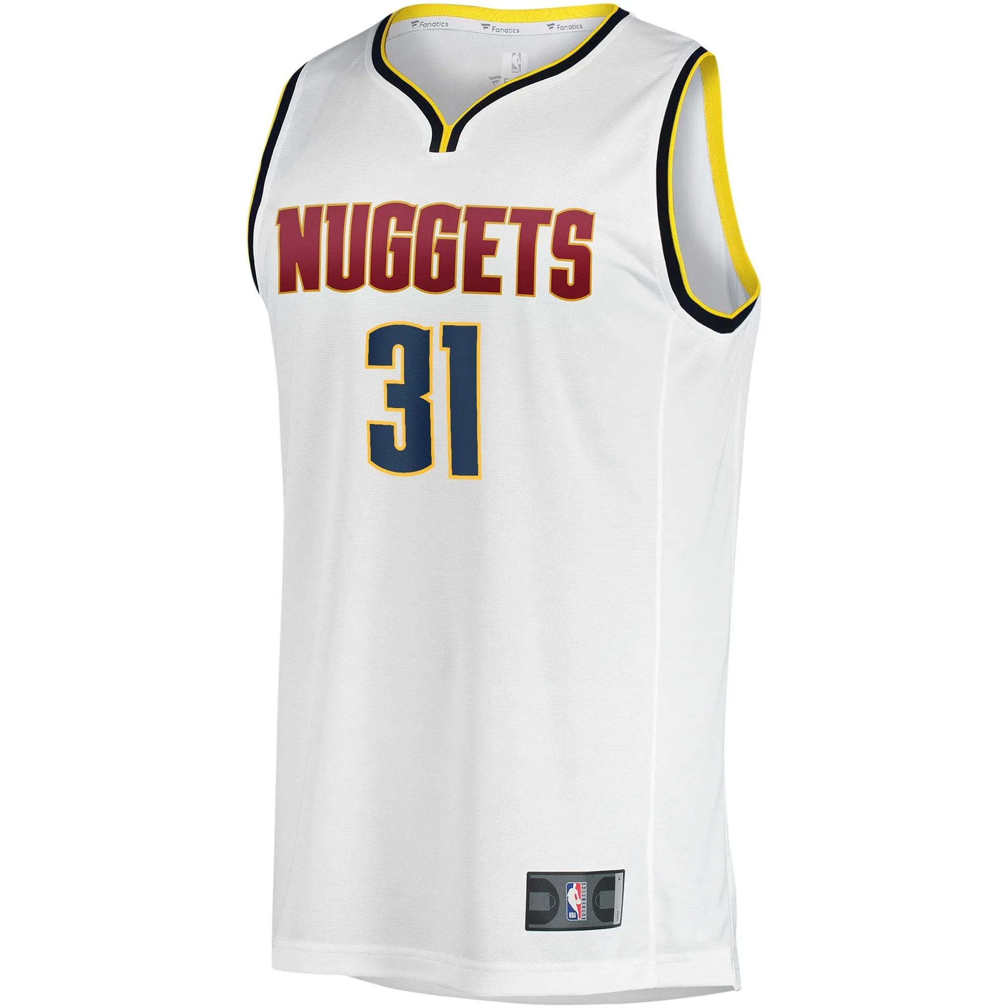 Vlatko Cancar Denver Nuggets Fanatics Branded Youth Fast Break Player Jersey - Association Edition - White