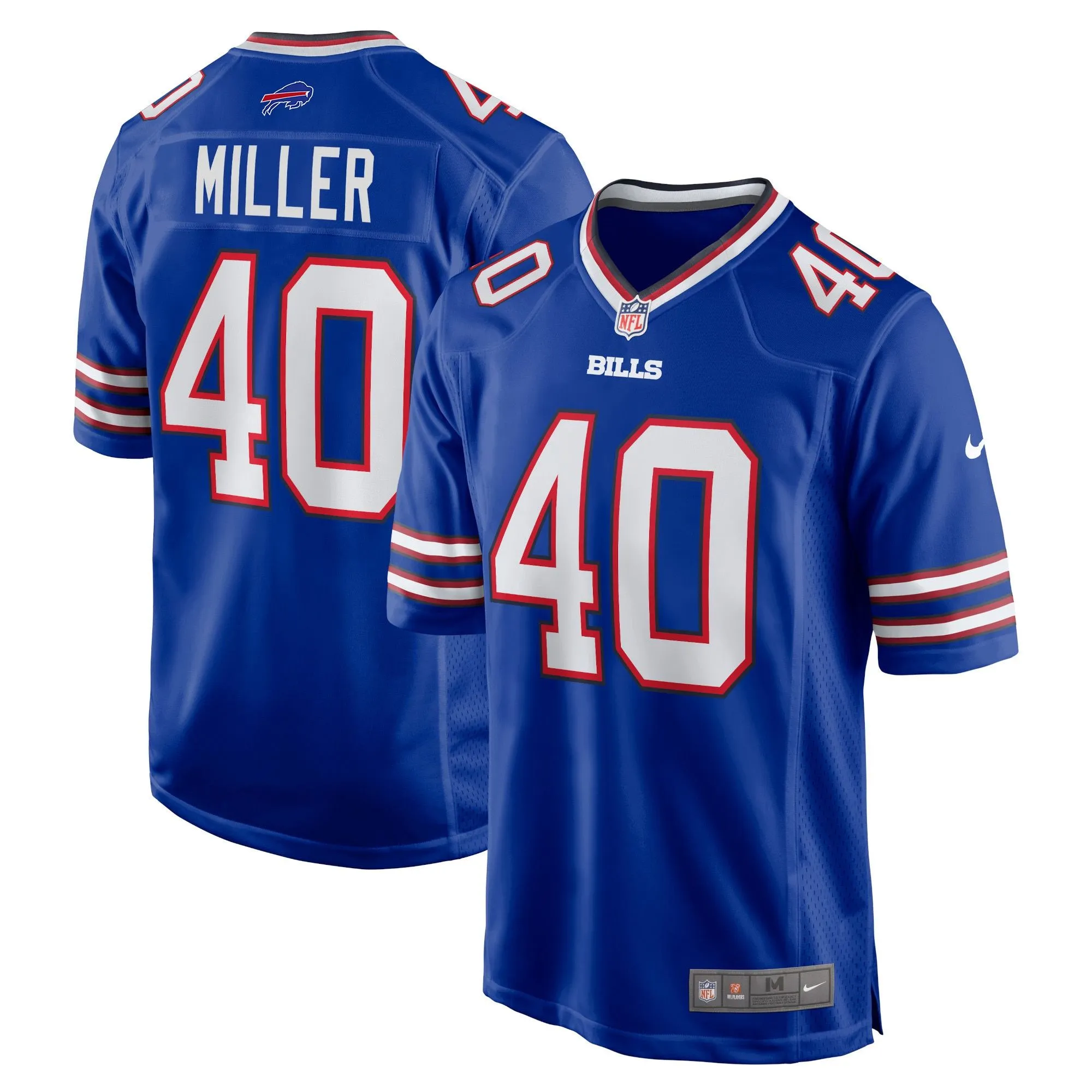 Von Miller Buffalo Bills  Player Game Jersey - Royal