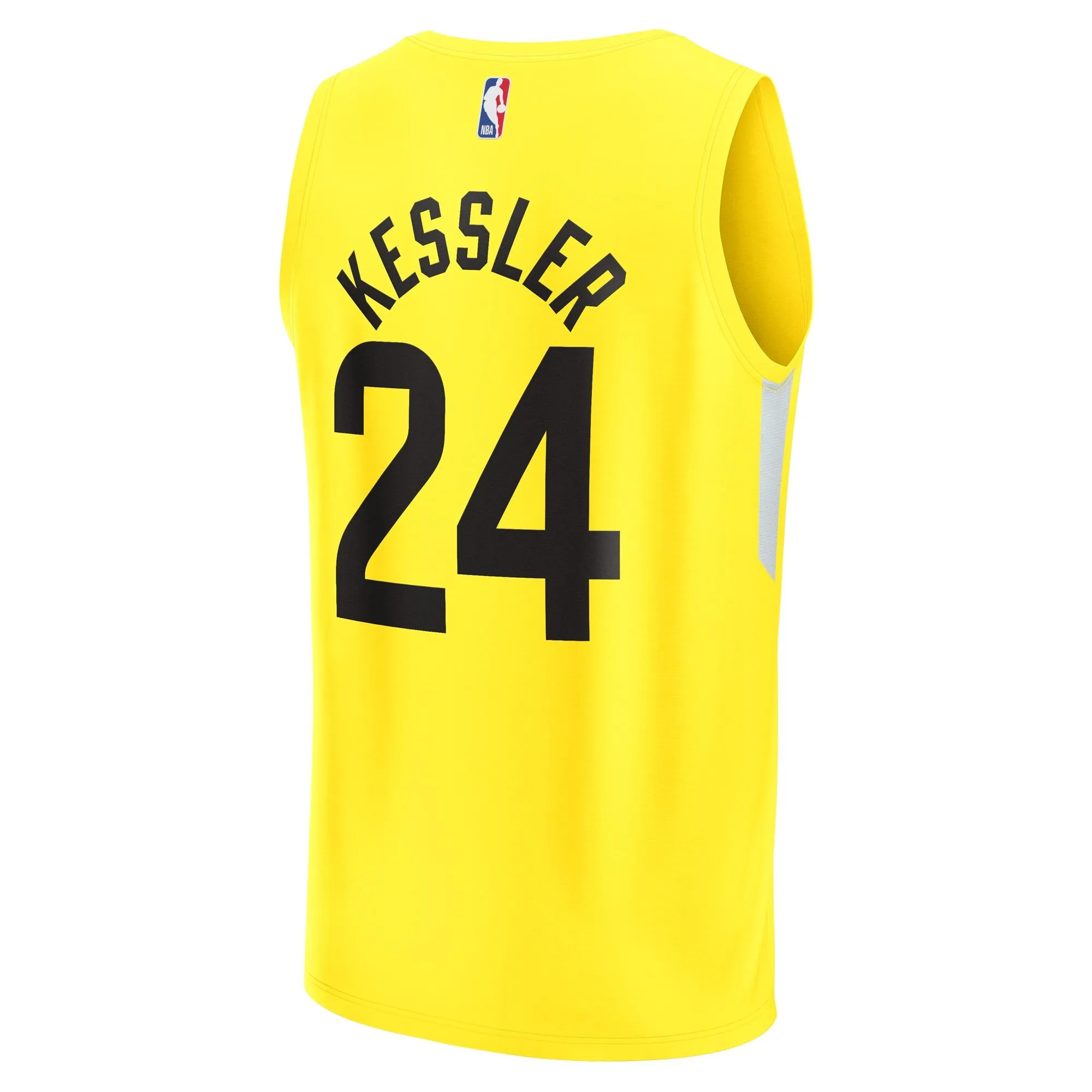 Walker Kessler Utah Jazz Fanatics Branded Youth Fast Break Player Jersey - Icon Edition - Yellow