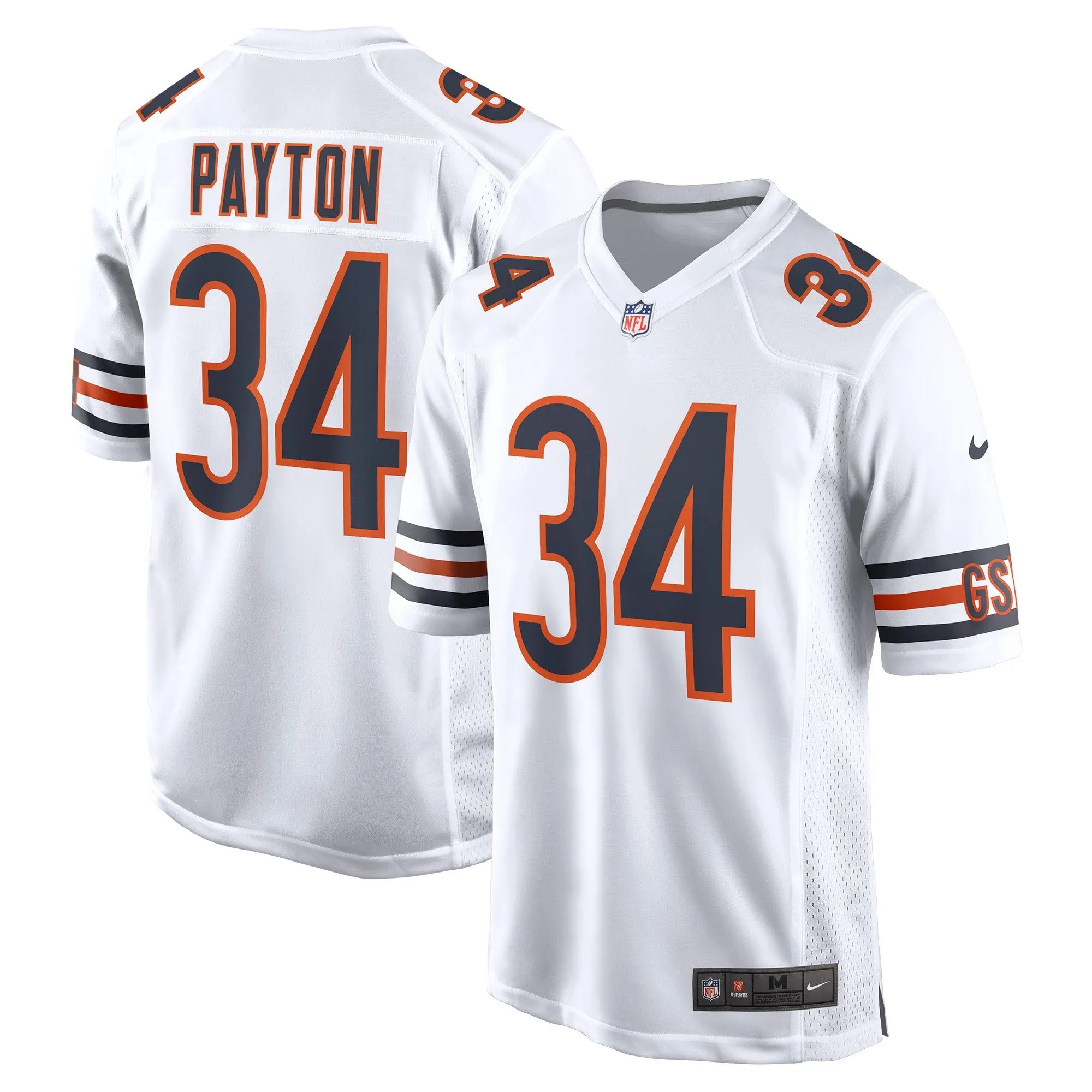 Walter Payton Chicago Bears  Retired Player Away Game Jersey - White