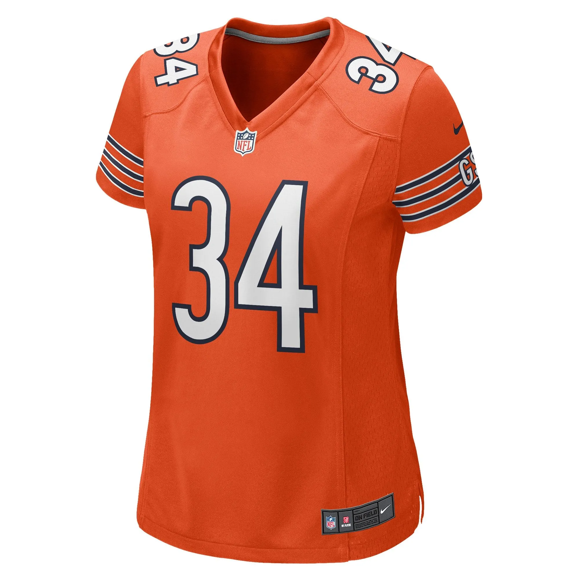 Walter Payton Chicago Bears  Women's Retired Player Jersey - Orange