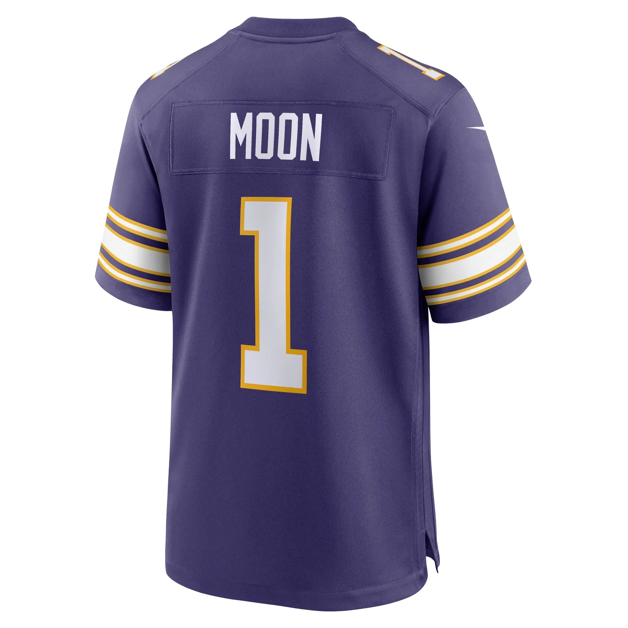 Warren Moon Minnesota Vikings  Classic Retired Player Game Jersey - Purple