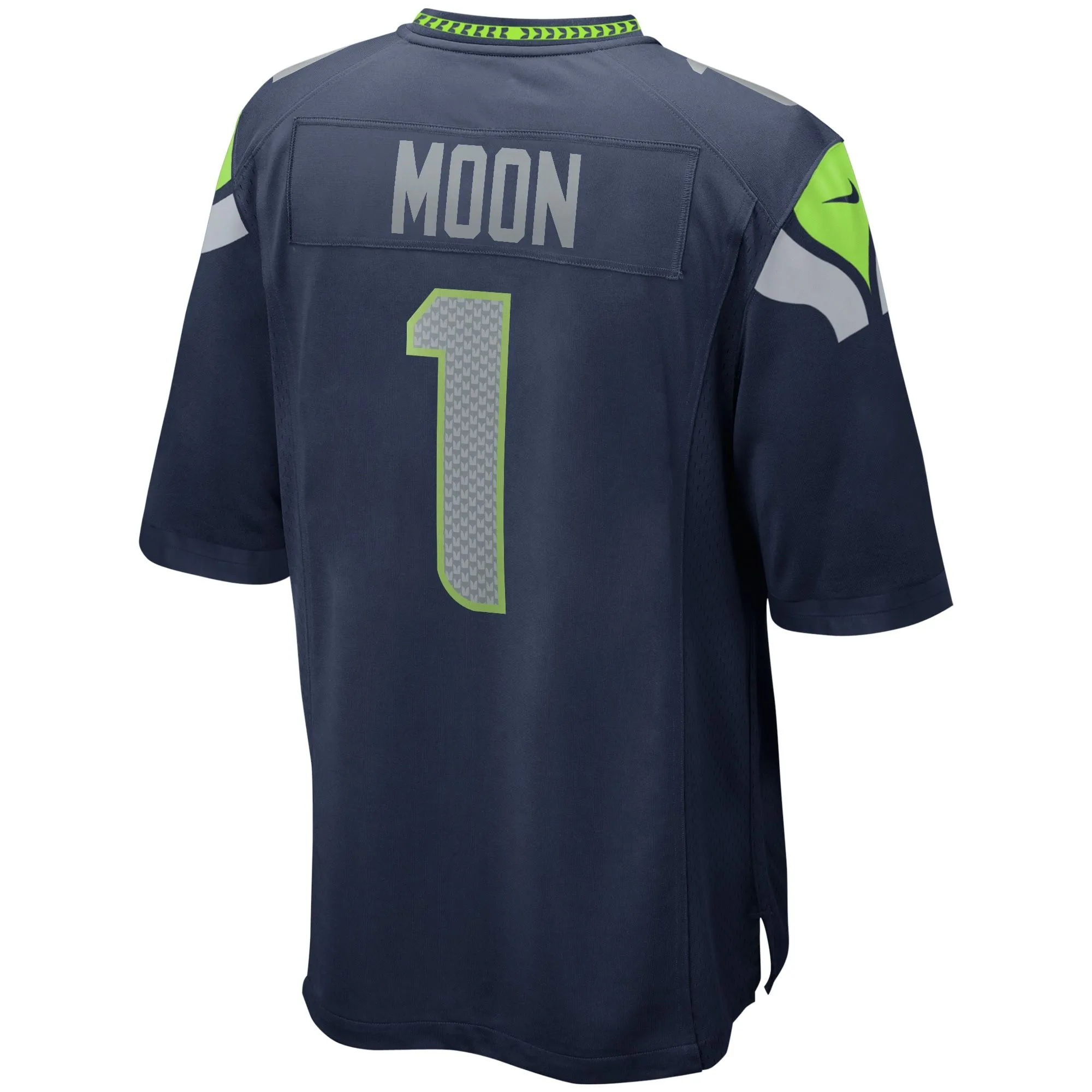 Warren Moon Seattle Seahawks  Game Retired Player Jersey - College Navy