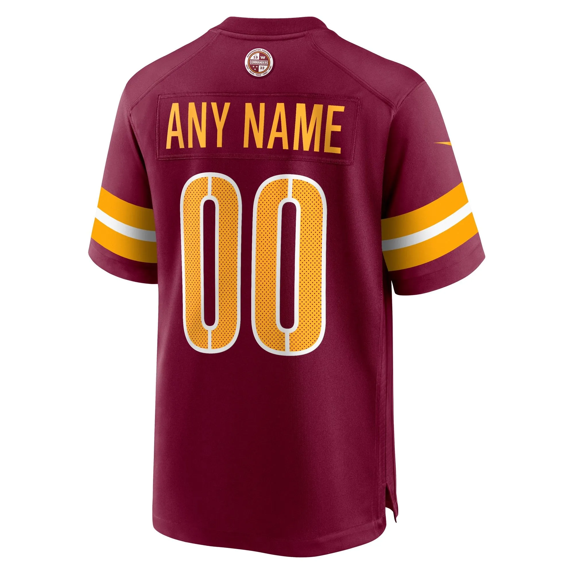 Washington Commanders  Game Custom Player Jersey - Burgundy