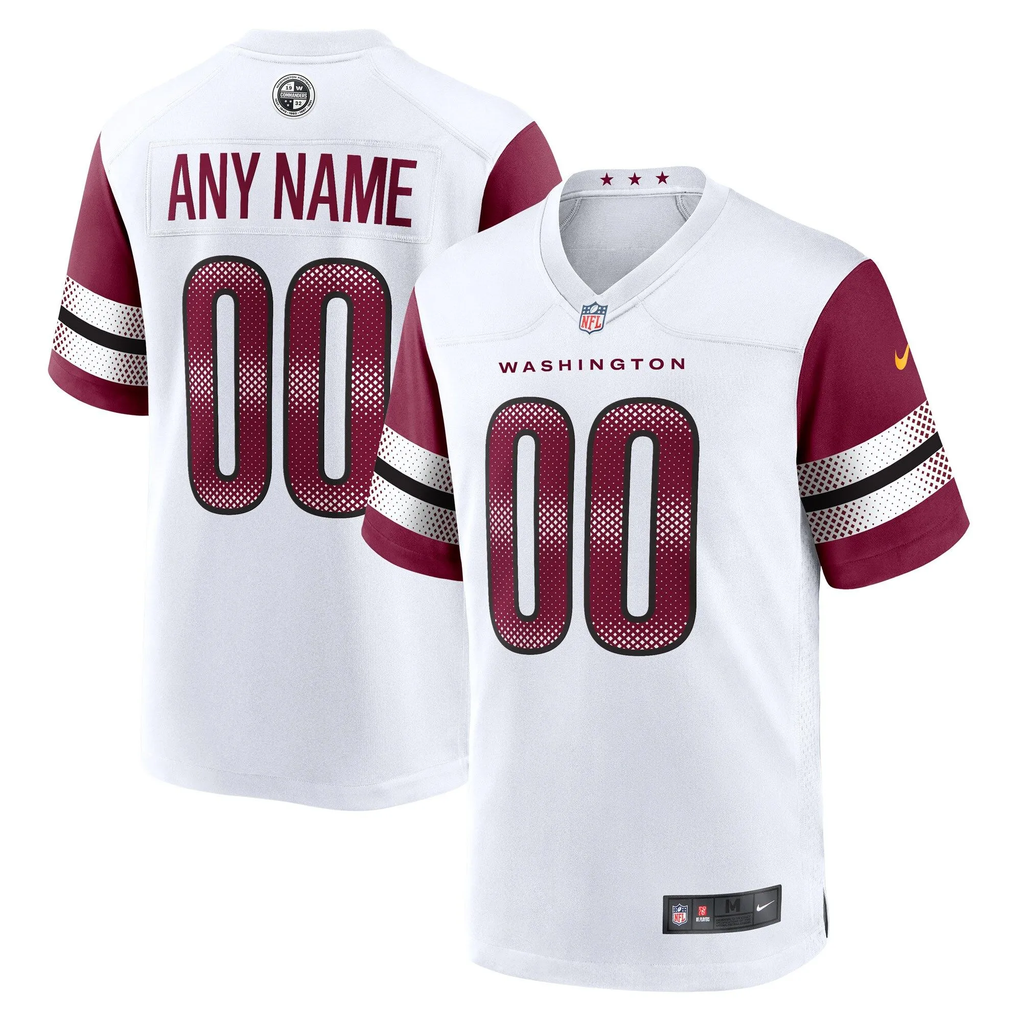 Washington Commanders  Game Custom Player Jersey - White