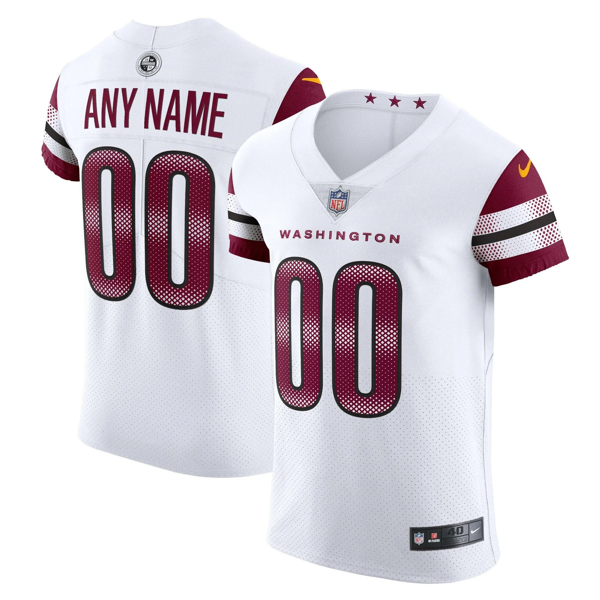 Washington Commanders  Vapor Untouchable Elite Custom Jersey - White