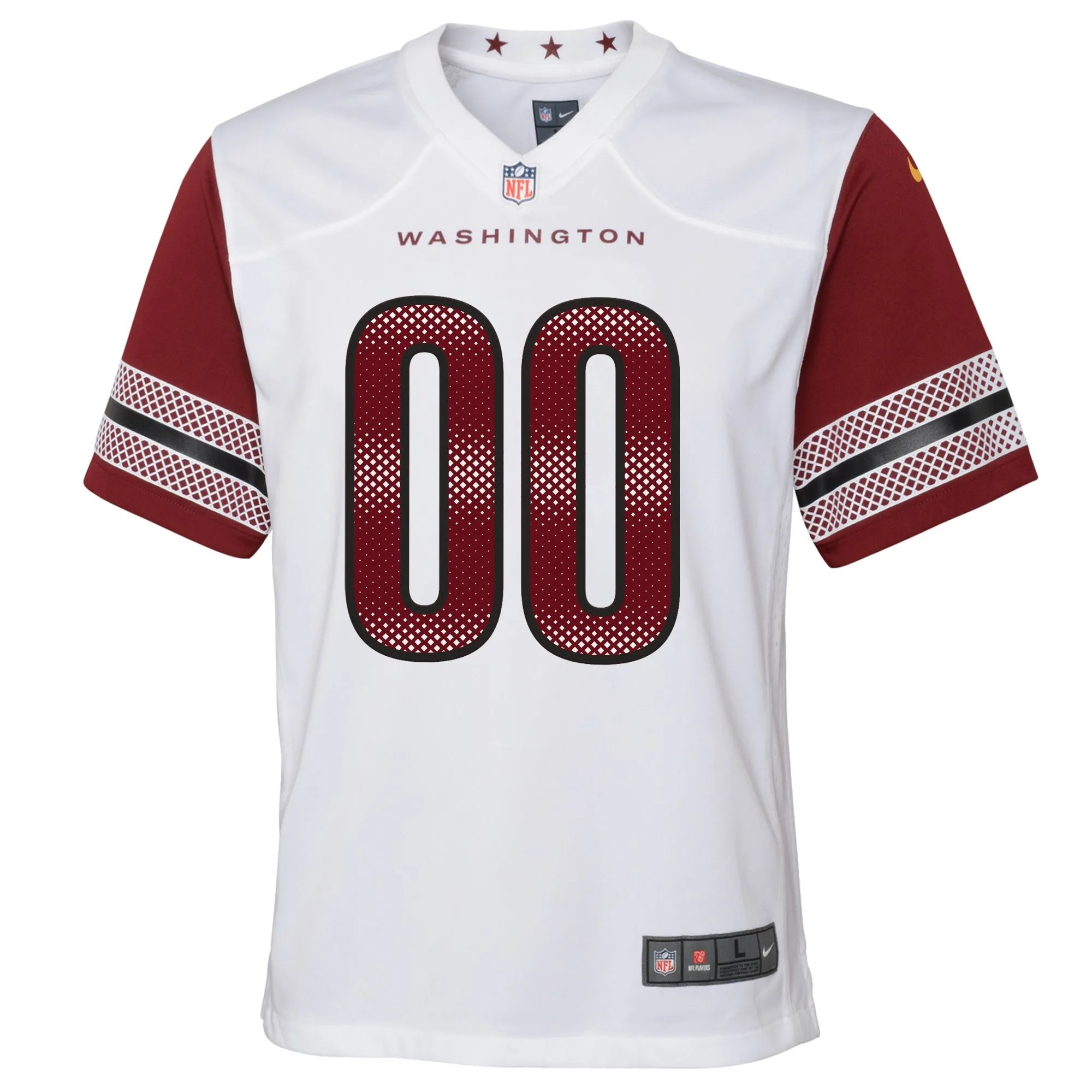 Washington Commanders  Youth Game Custom Player Jersey - White