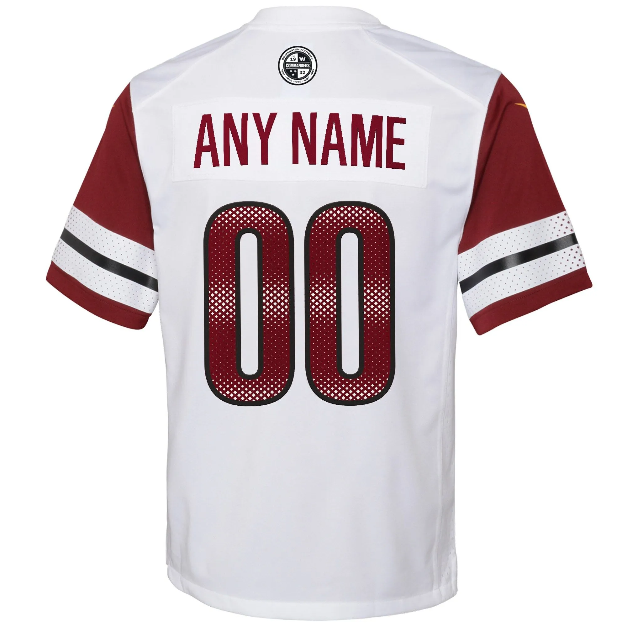 Washington Commanders  Youth Game Custom Player Jersey - White