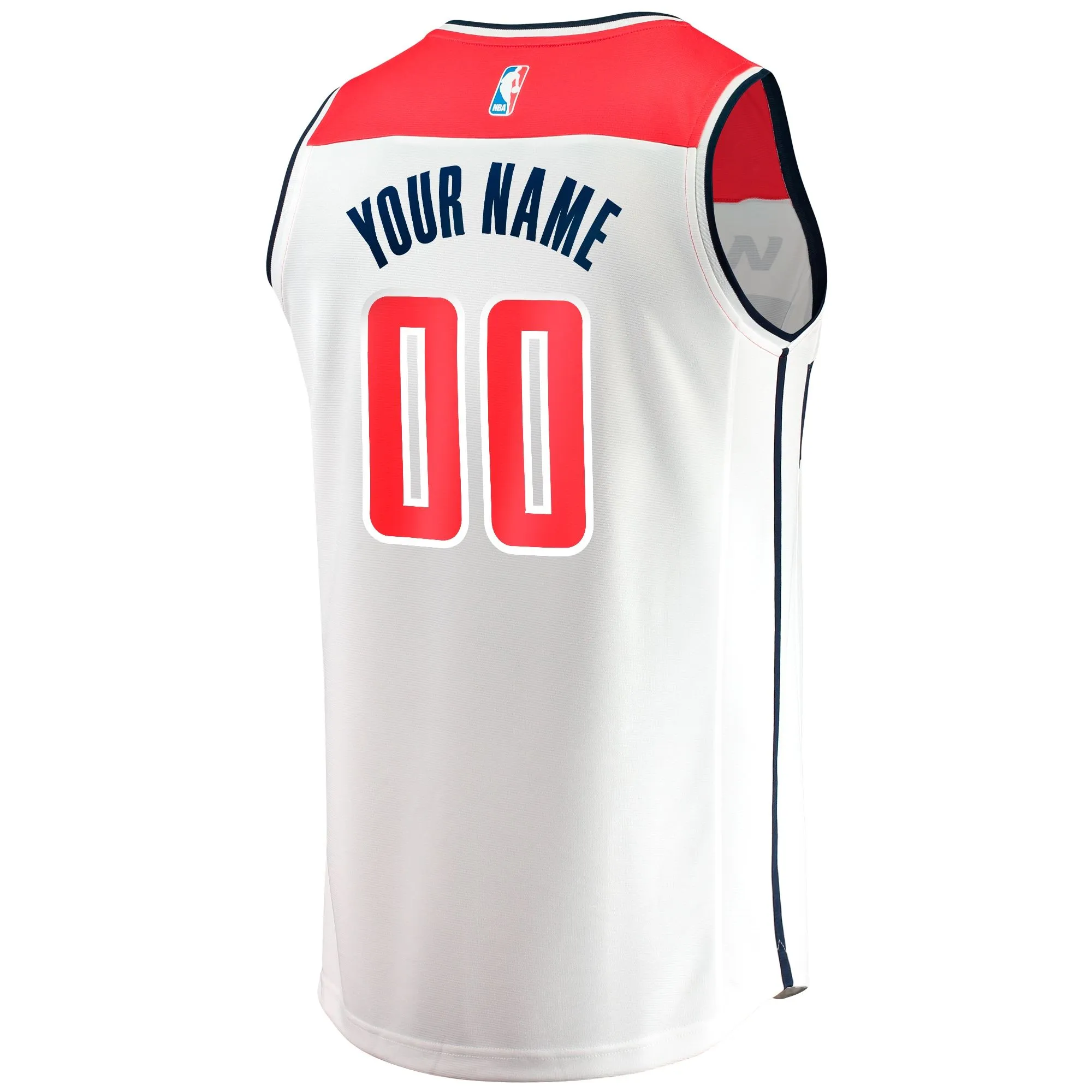 Washington Wizards Fanatics Branded Fast Break Custom Replica Jersey - Association Edition - White