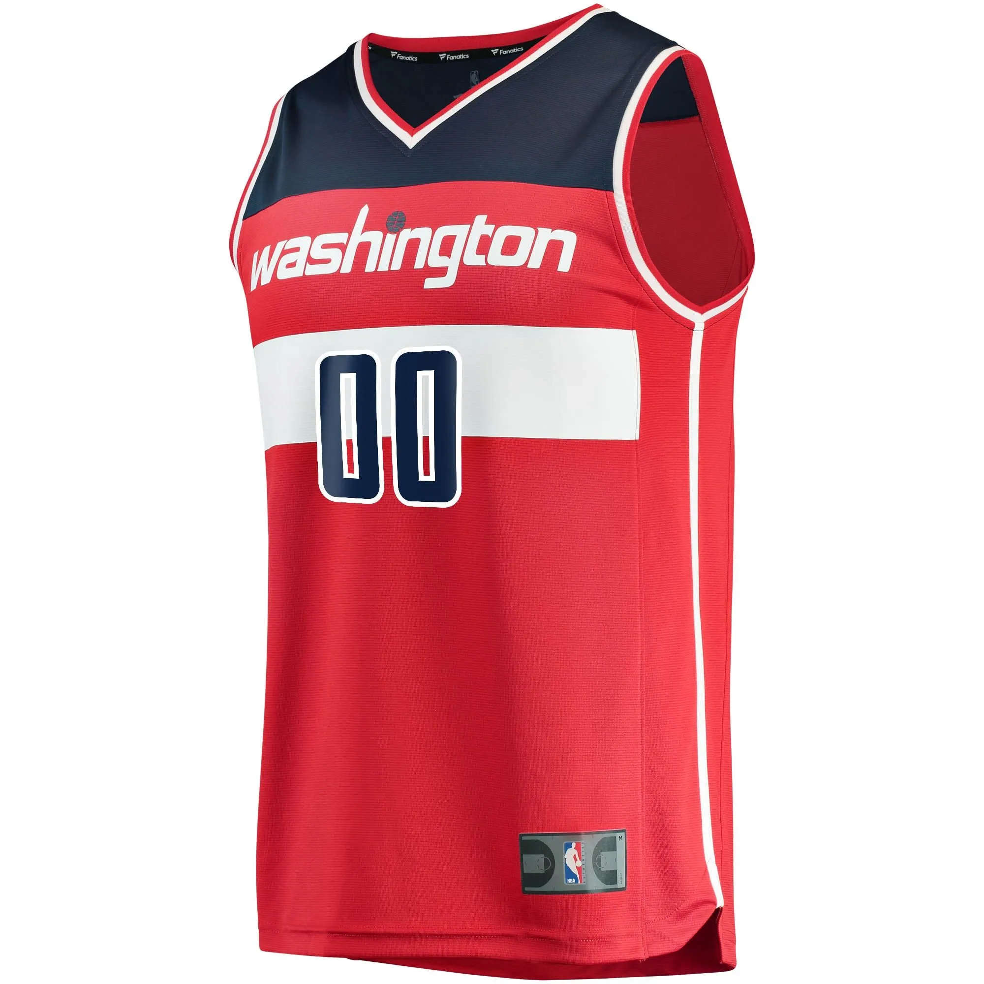 Washington Wizards Fanatics Branded Fast Break Custom Replica Jersey Red - Icon Edition