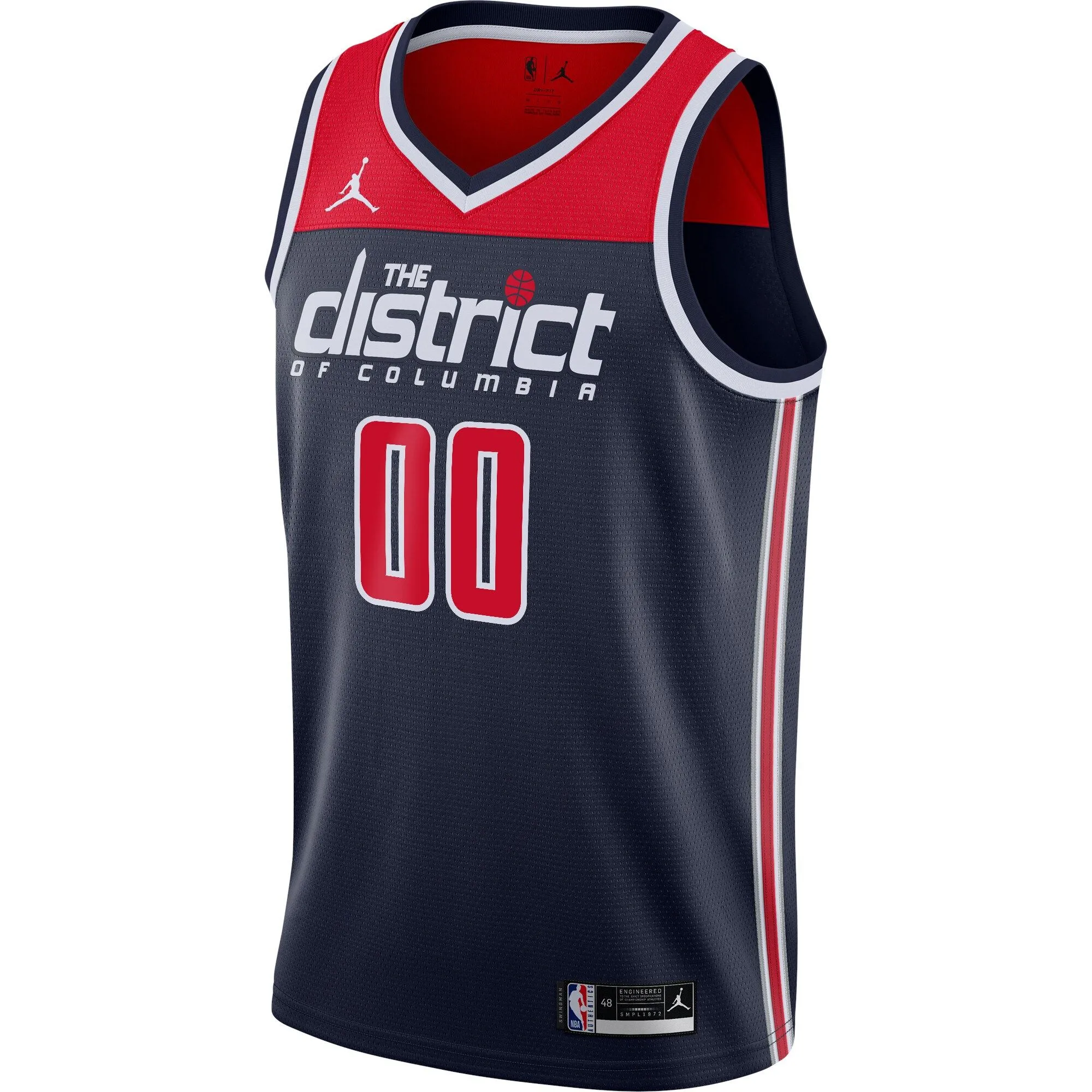 Washington Wizards Jordan Brand Swingman Custom Jersey - Statement Edition - Navy