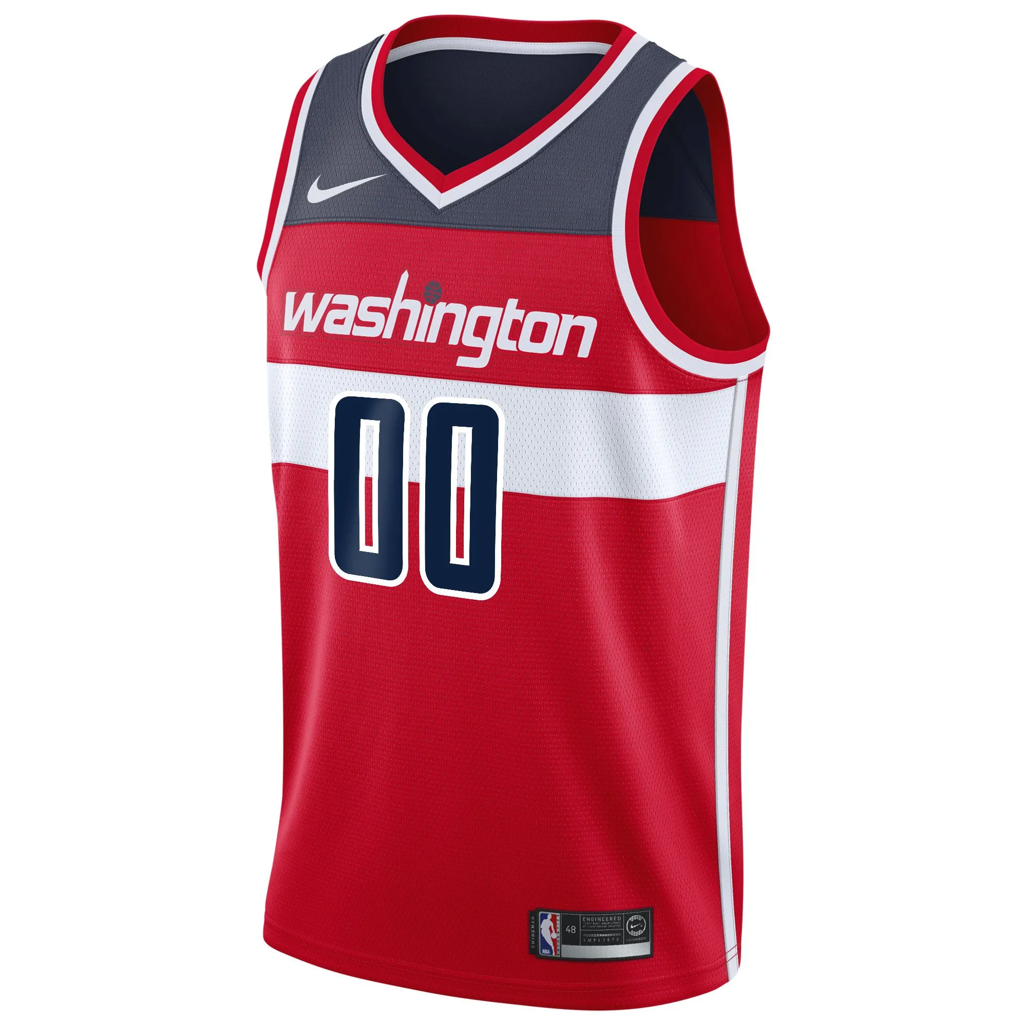 Washington Wizards  2020/21 Swingman Custom Jersey - Icon Edition - Red